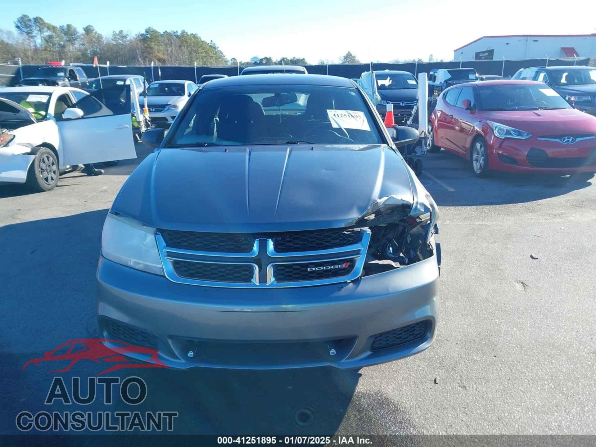 DODGE AVENGER 2013 - 1C3CDZAB2DN615541