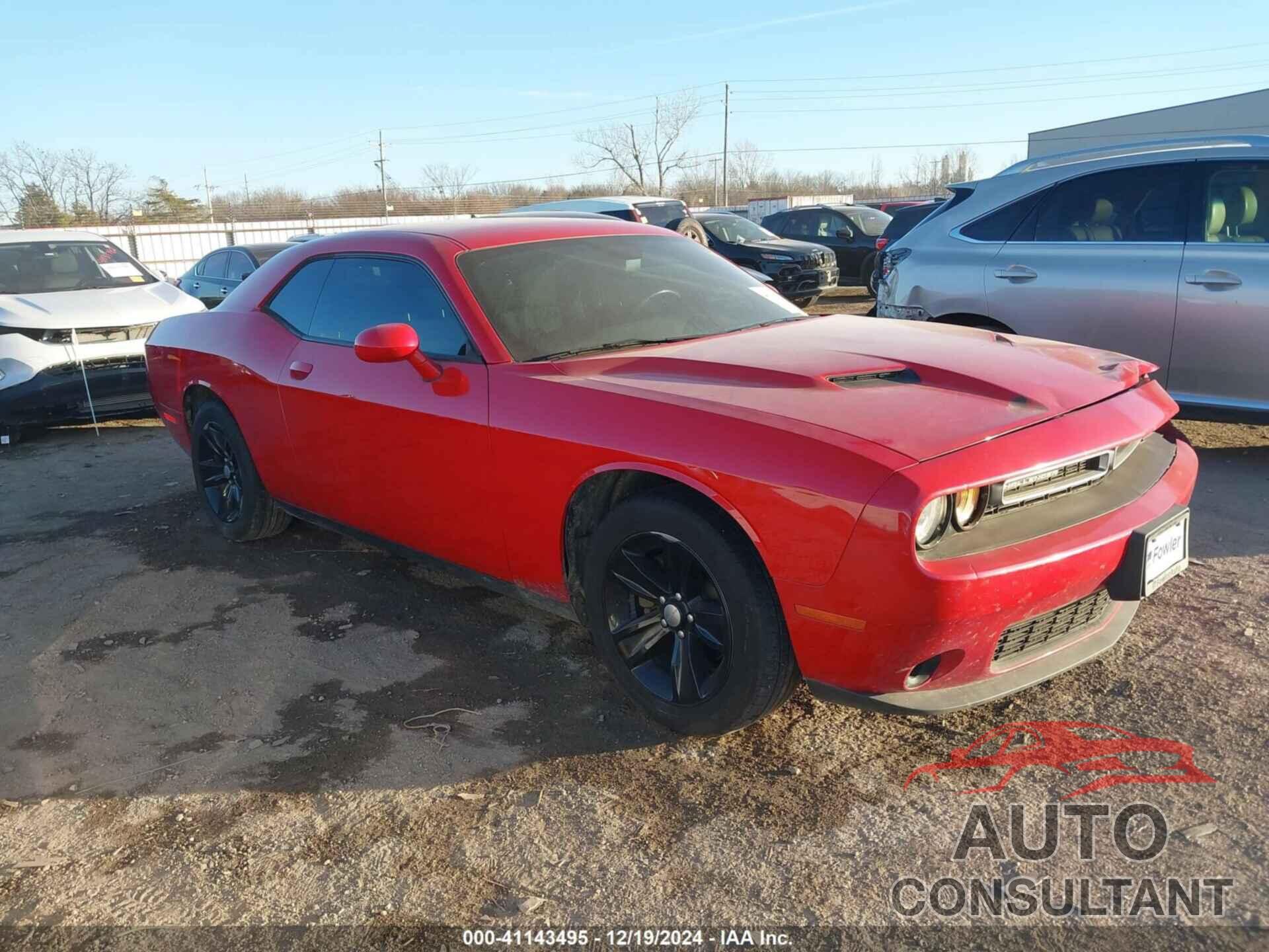 DODGE CHALLENGER 2016 - 2C3CDZAG1GH183887