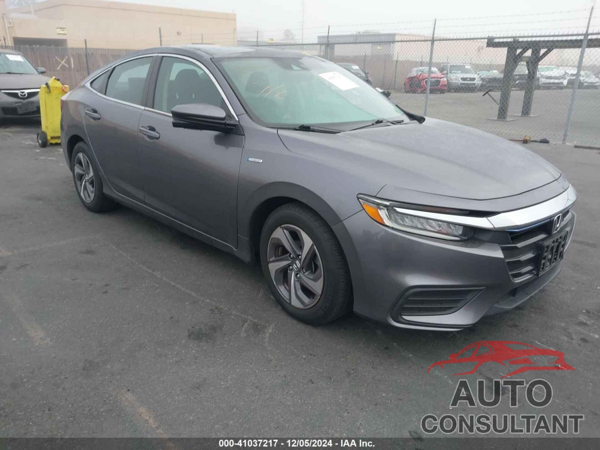 HONDA INSIGHT 2019 - 19XZE4F50KE012498