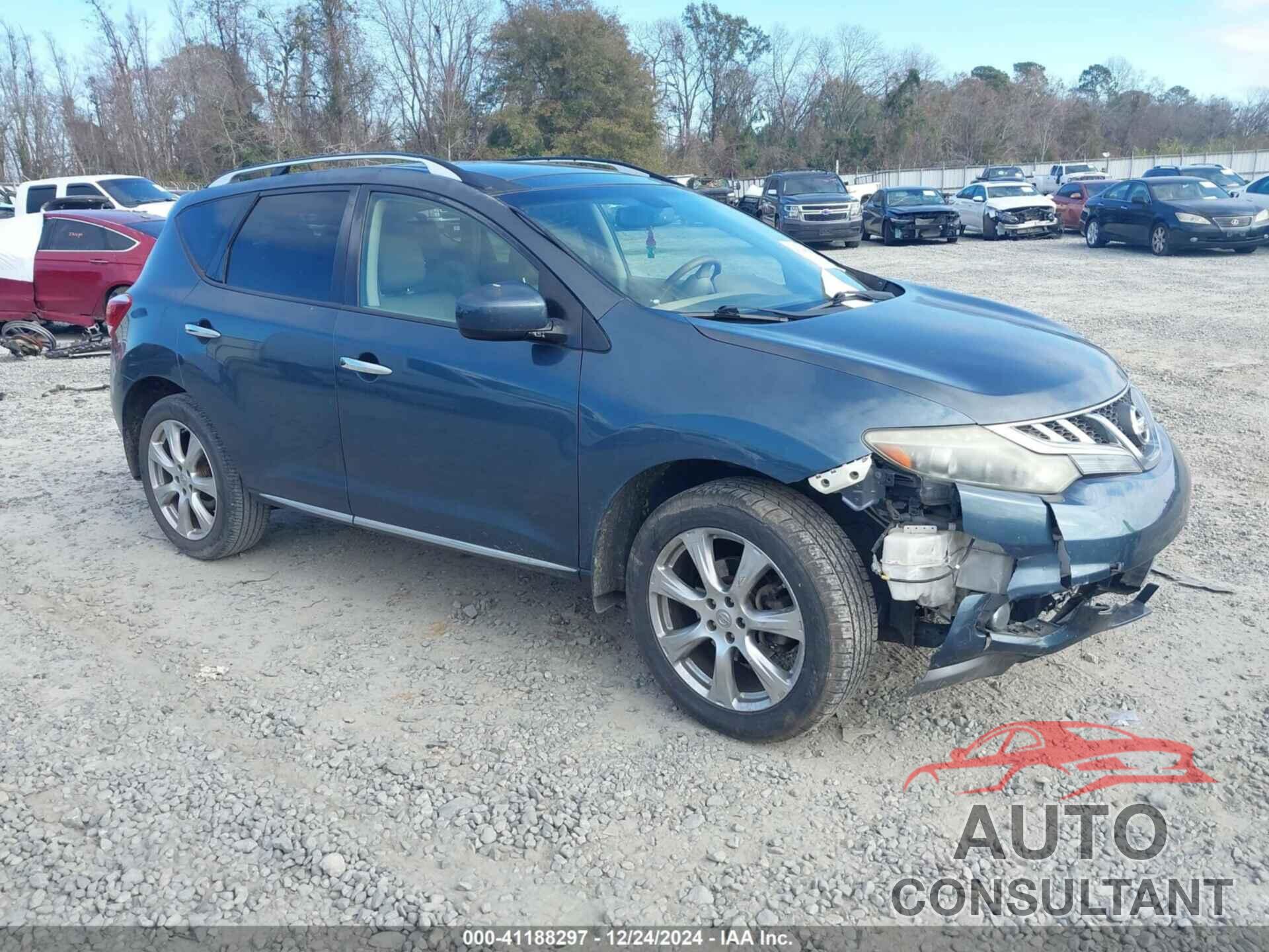 NISSAN MURANO 2012 - JN8AZ1MU5CW106138