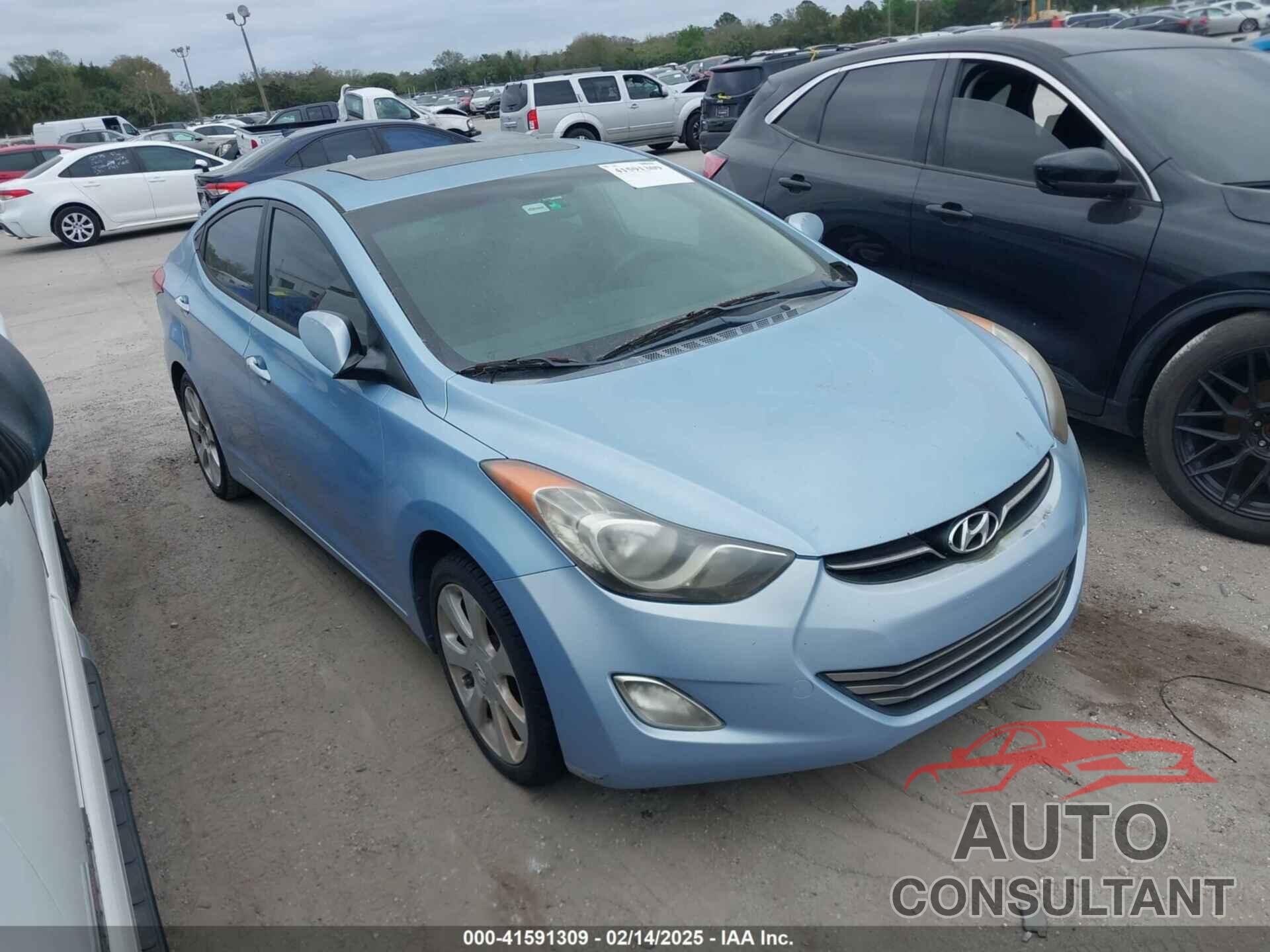 HYUNDAI ELANTRA 2011 - KMHDH4AE6BU089804