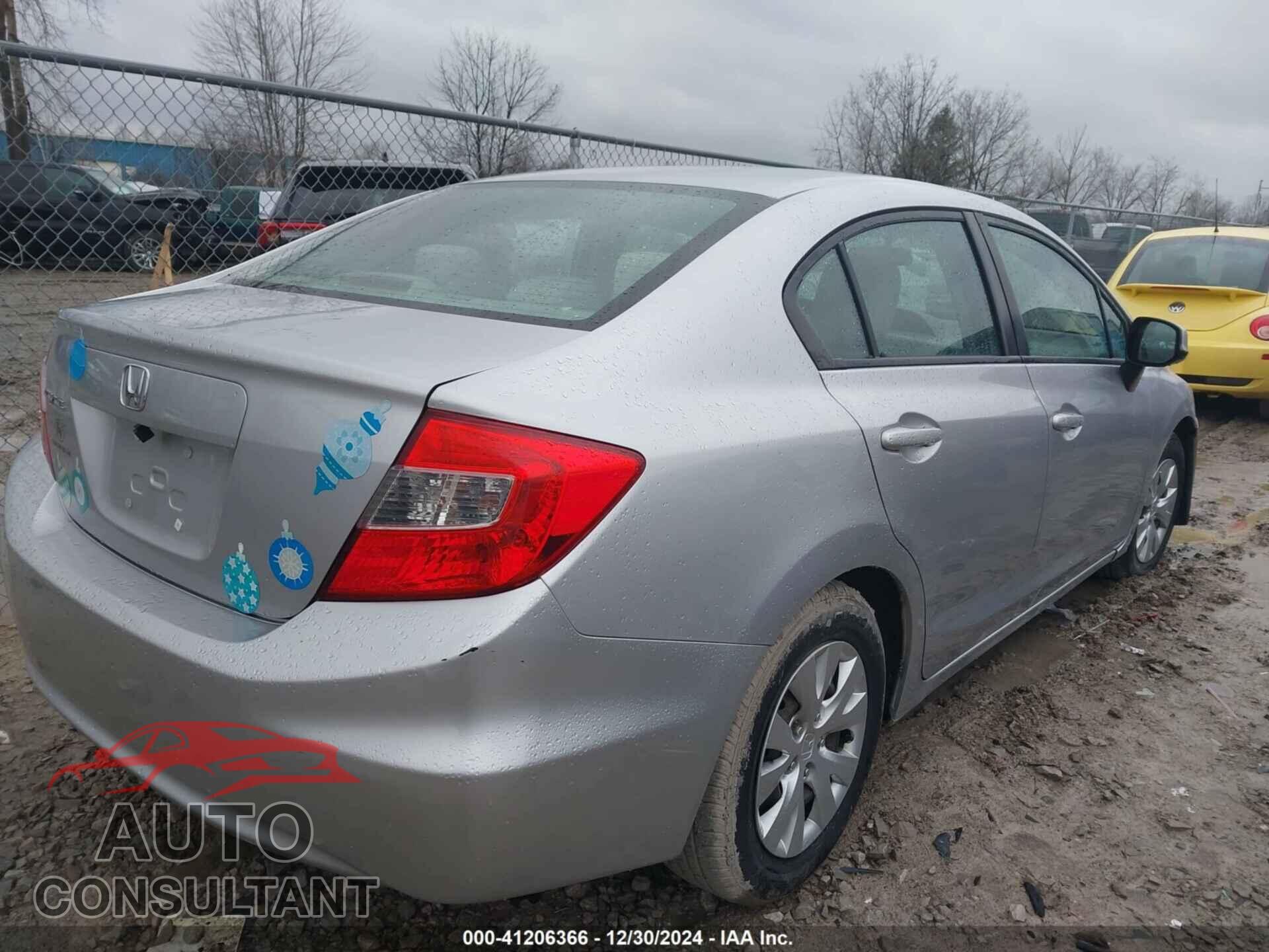 HONDA CIVIC SDN 2012 - 19XFB2F59CE007737
