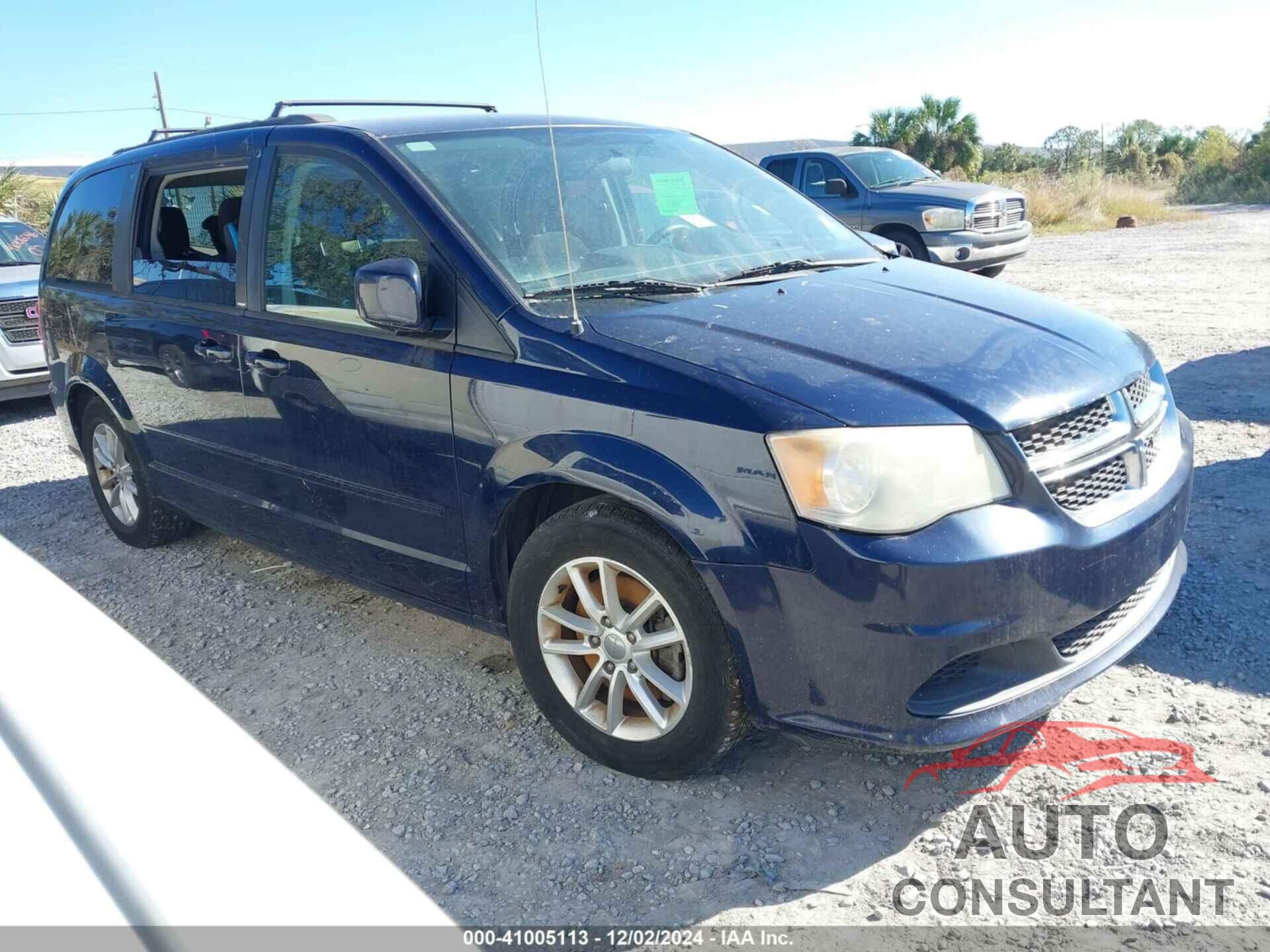 DODGE GRAND CARAVAN 2013 - 2C4RDGCG7DR628484