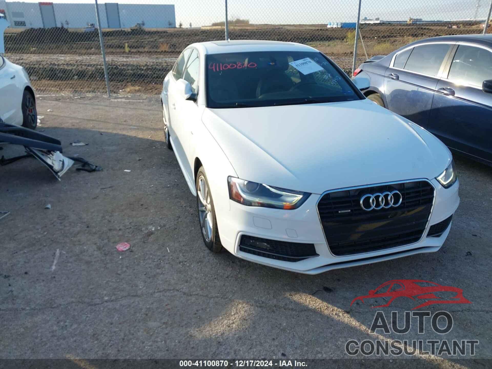 AUDI A4 2016 - WAUBFAFL6GN015837