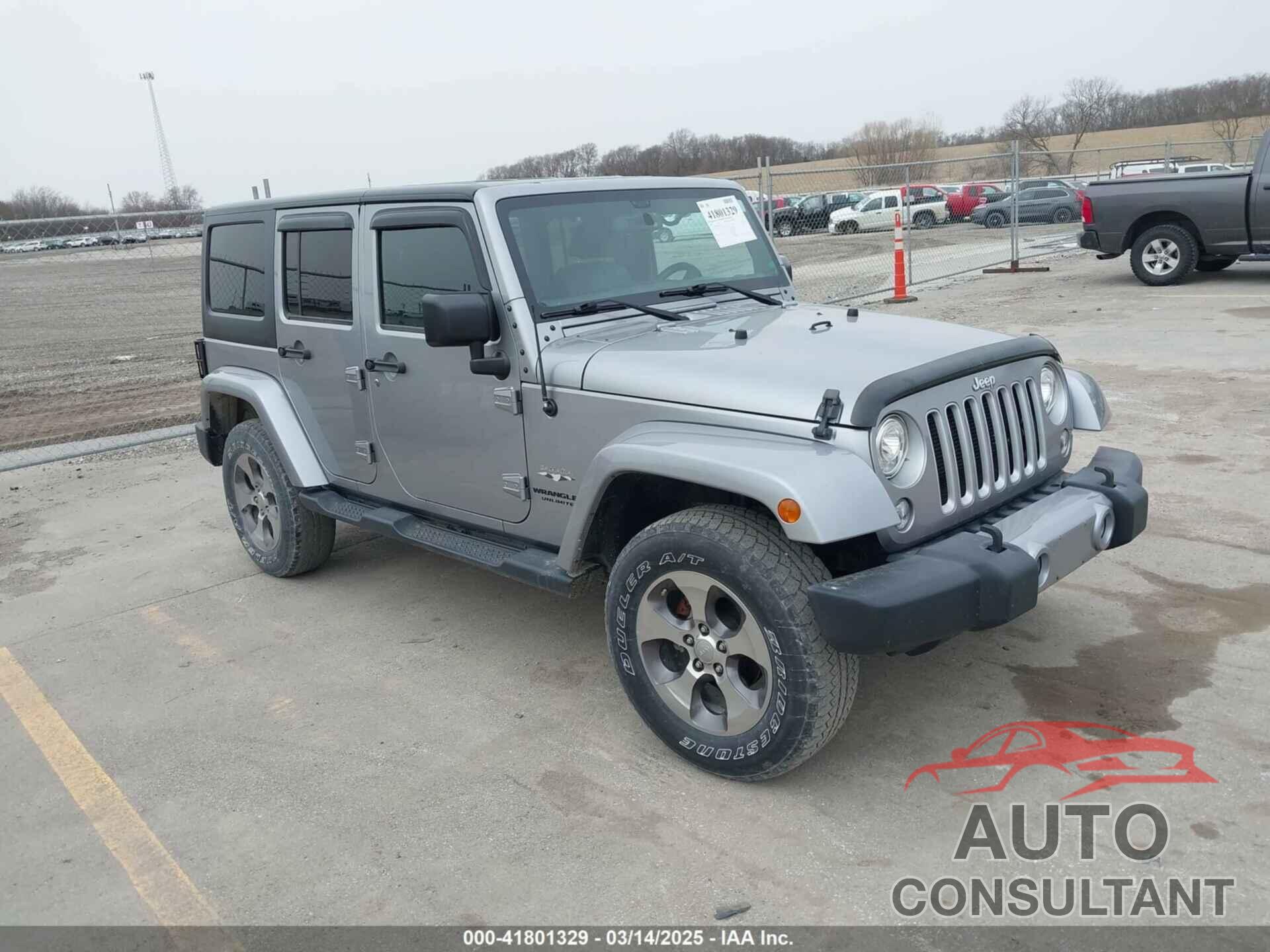 JEEP WRANGLER UNLIMITED 2017 - 1C4HJWEG9HL559971