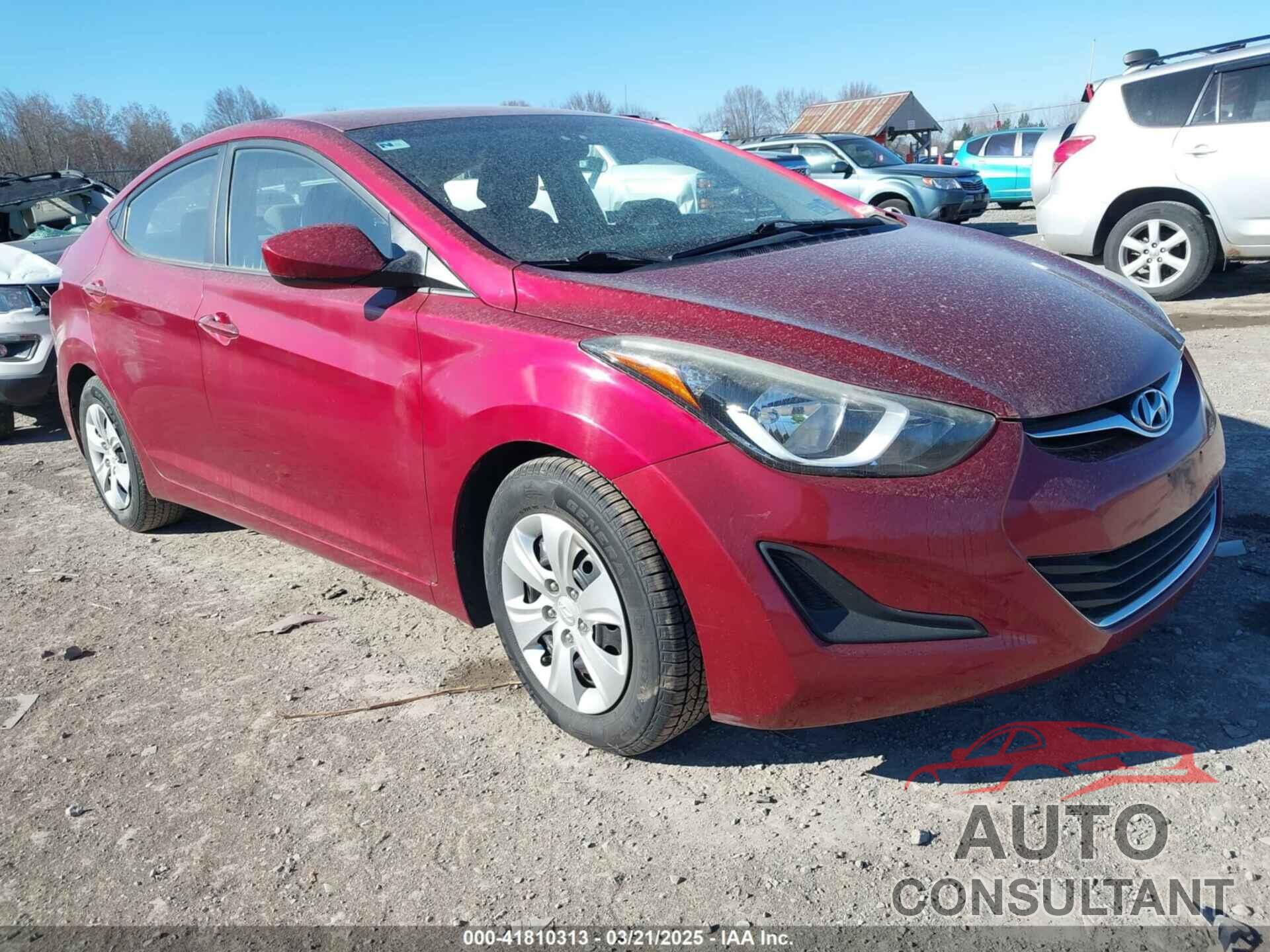 HYUNDAI ELANTRA 2016 - 5NPDH4AE1GH667667