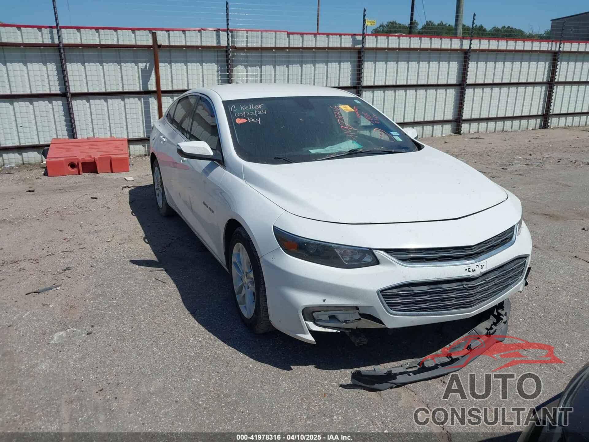 CHEVROLET MALIBU 2018 - 1G1ZD5ST3JF224290