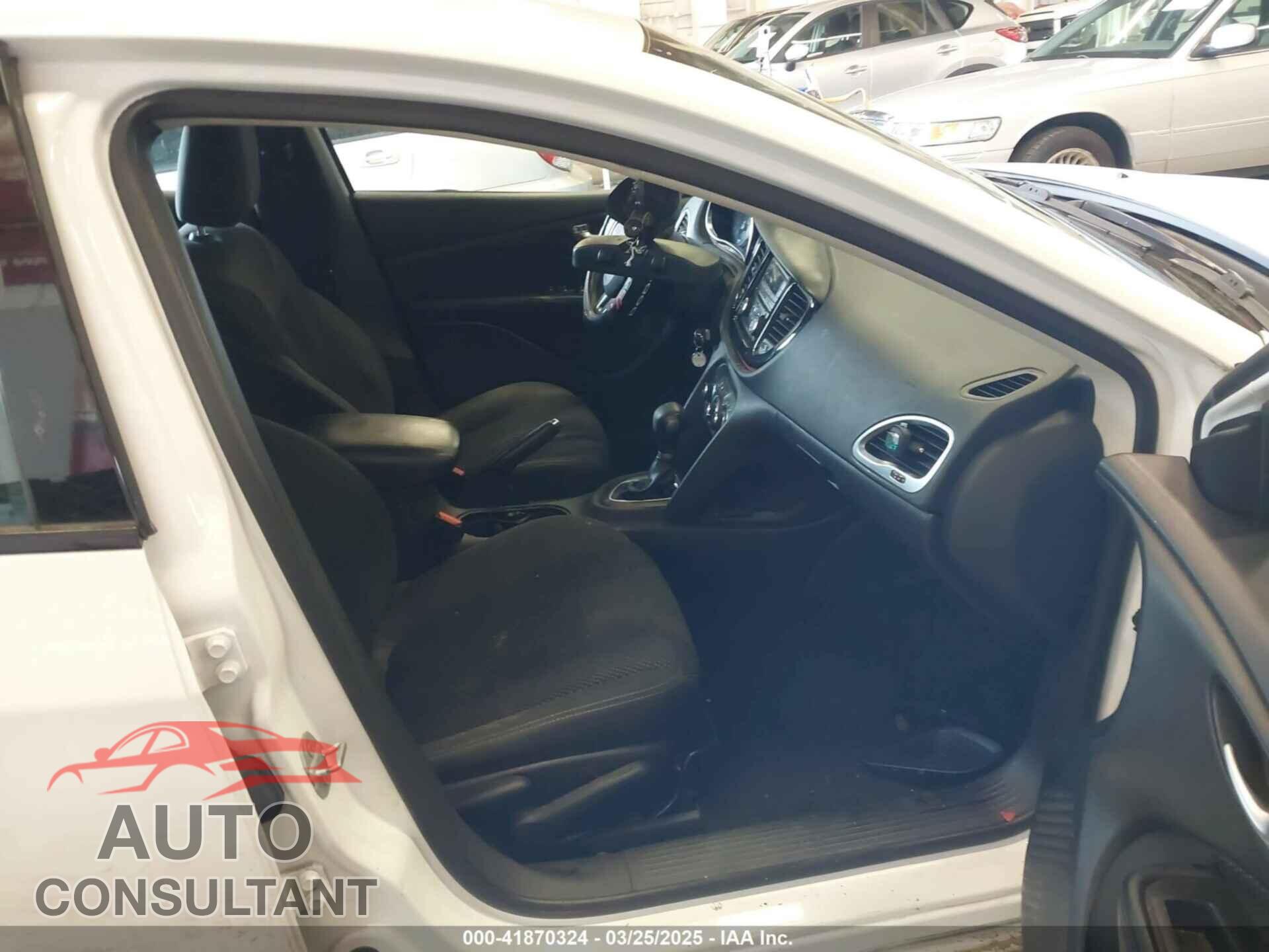 DODGE DART 2015 - 1C3CDFBB9FD319423