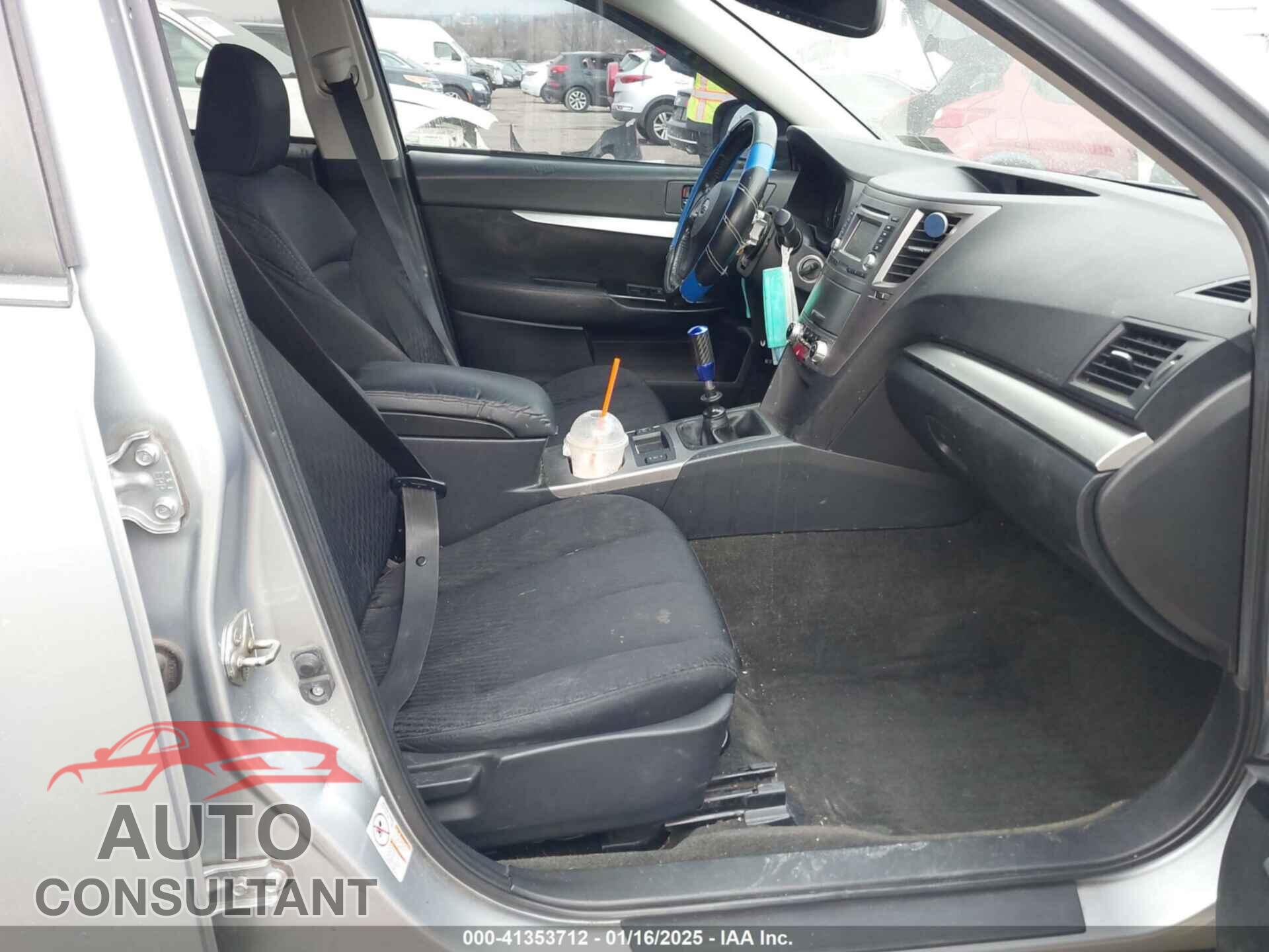 SUBARU OUTBACK 2012 - 4S4BRBFC3C1298792