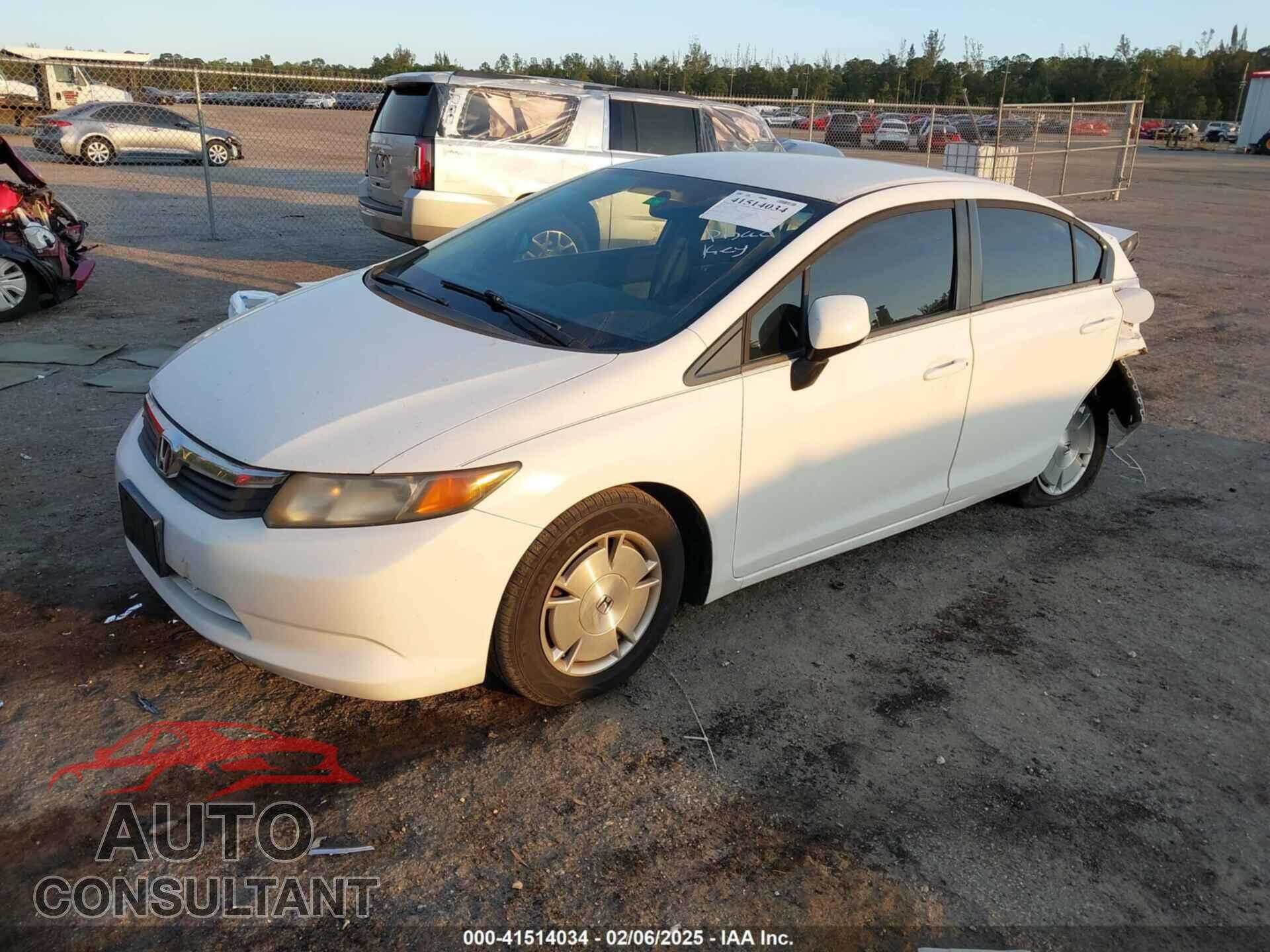 HONDA CIVIC 2012 - 2HGFB2F60CH521605