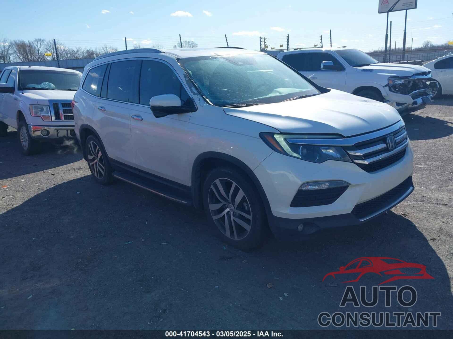 HONDA PILOT 2016 - 5FNYF5H92GB051402