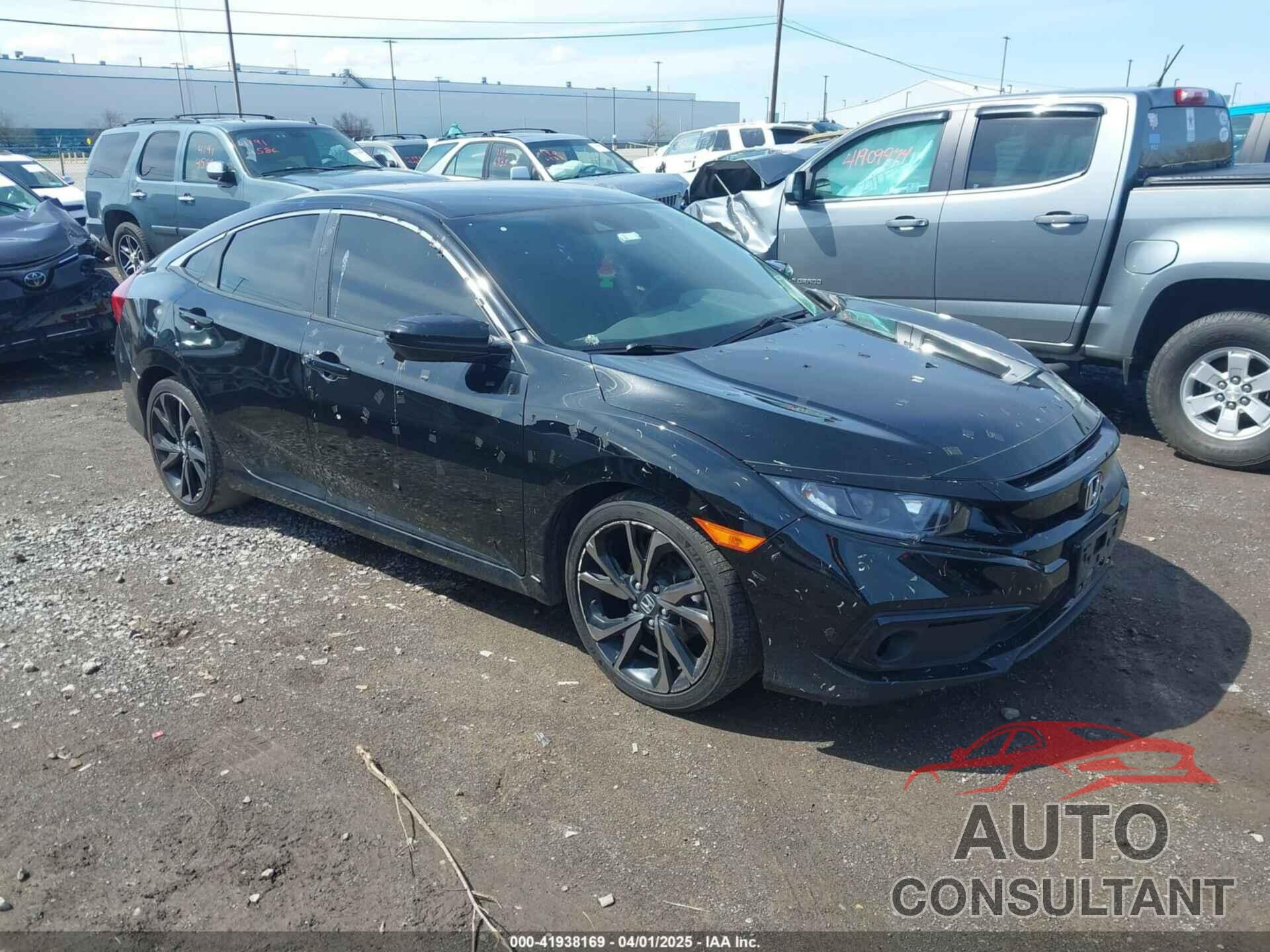 HONDA CIVIC 2019 - 2HGFC2F84KH595011