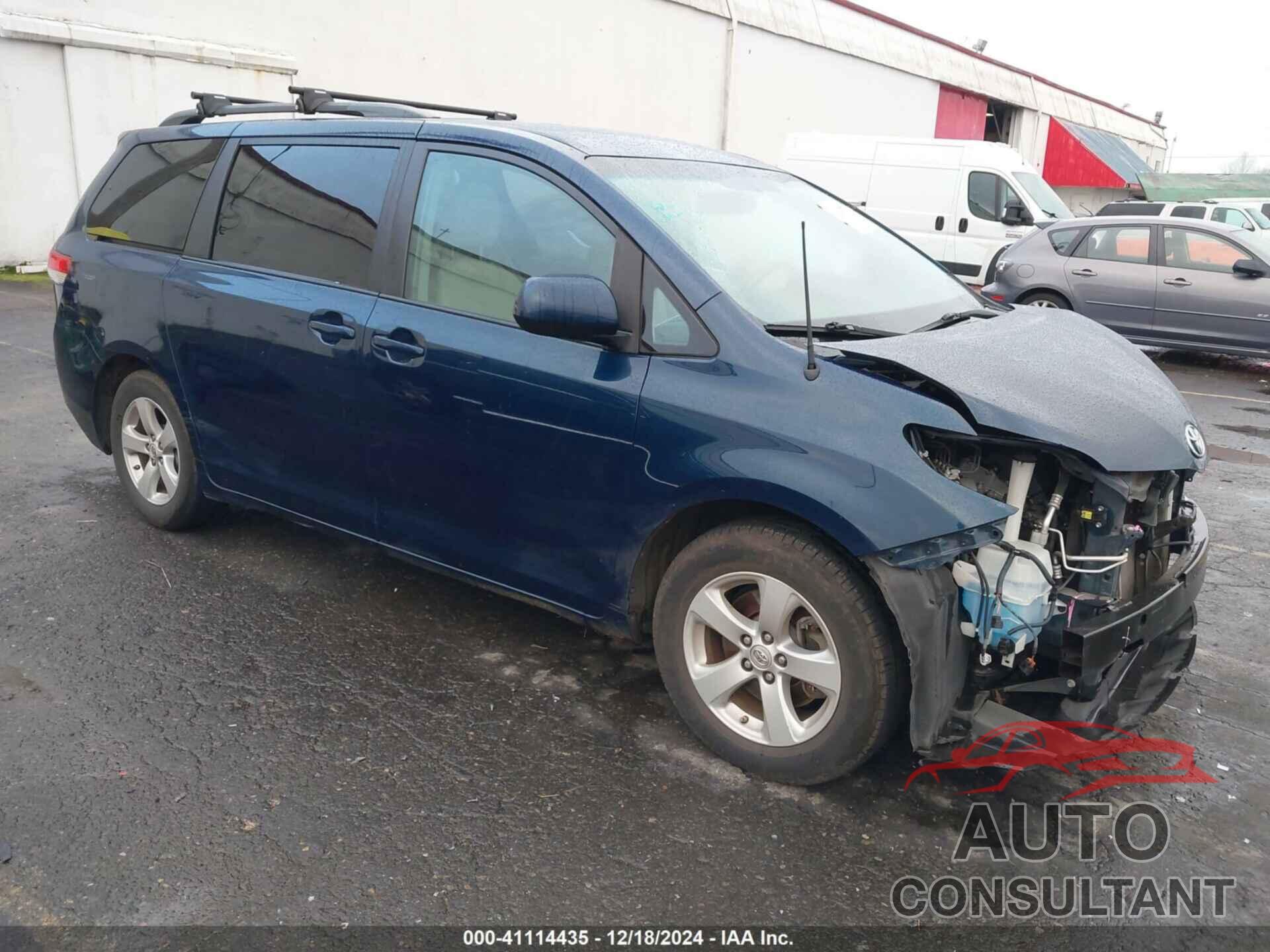 TOYOTA SIENNA 2012 - 5TDKK3DC6CS251759