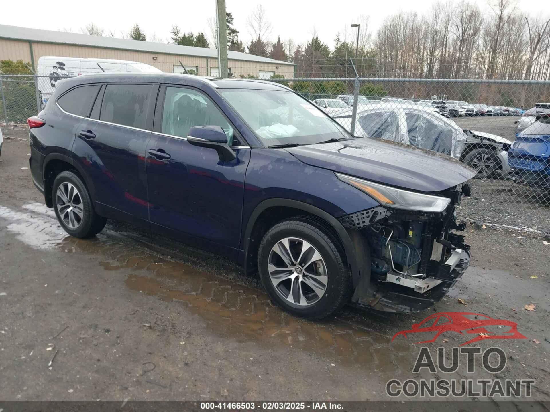 TOYOTA HIGHLANDER 2022 - 5TDGZRBH8NS195510