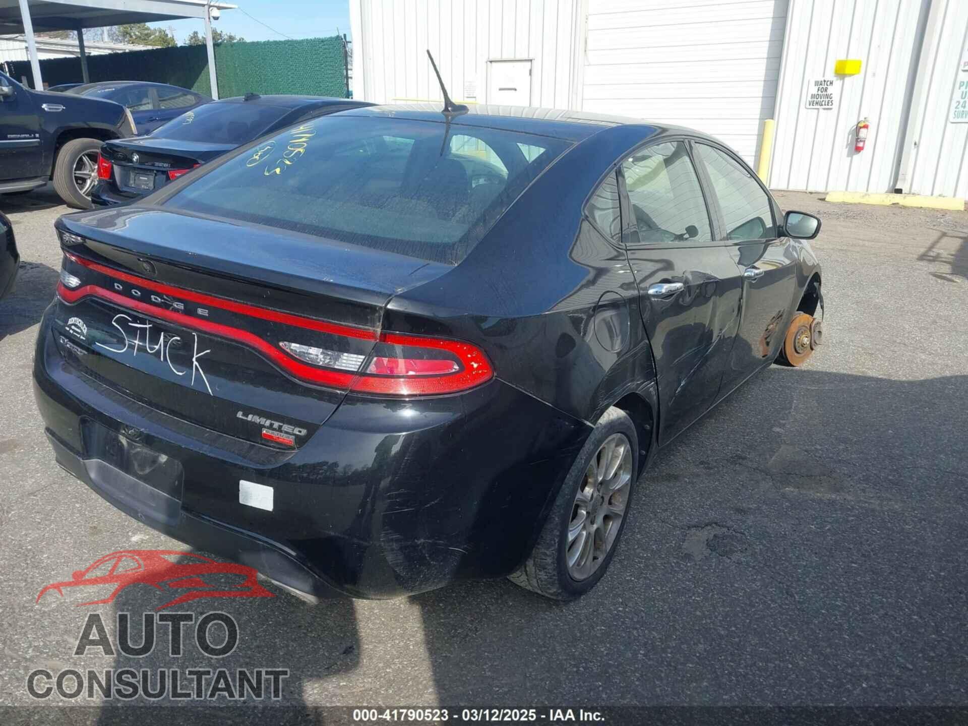 DODGE DART 2013 - 1C3CDFCH8DD136126
