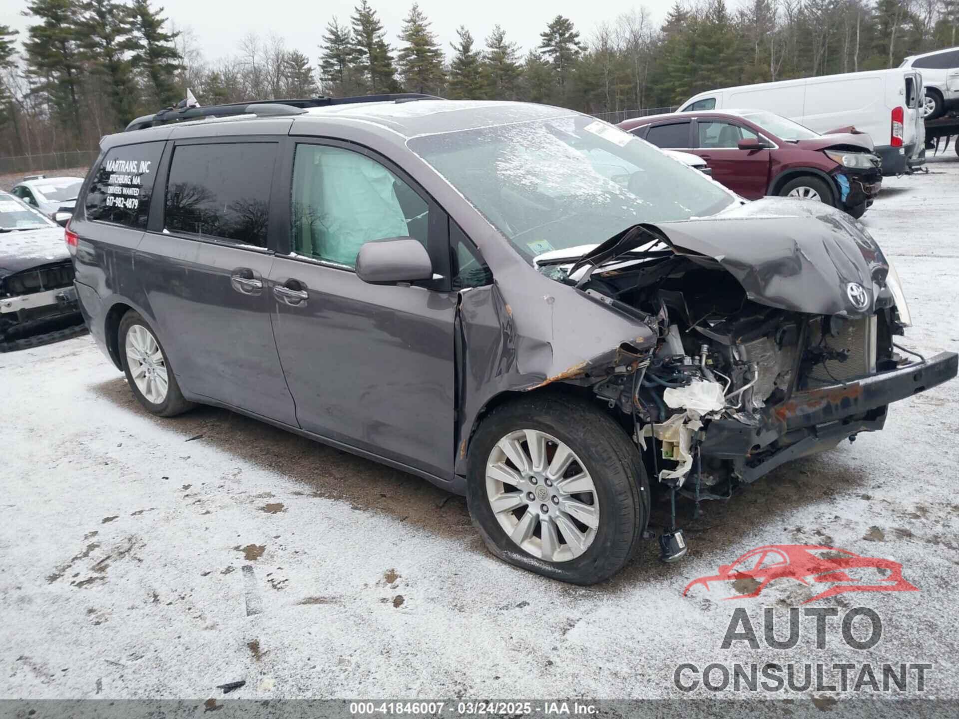 TOYOTA SIENNA 2012 - 5TDDK3DCXCS036006