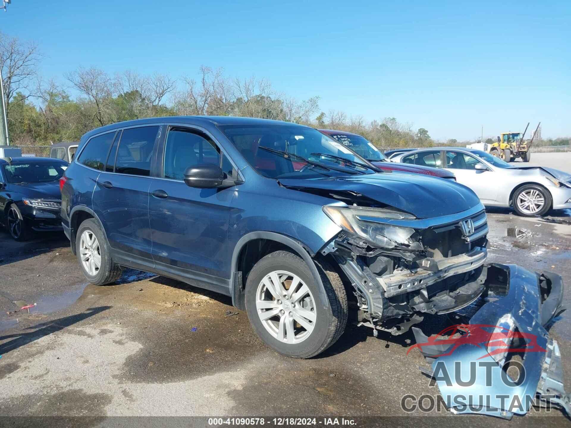 HONDA PILOT 2016 - 5FNYF5H1XGB028654