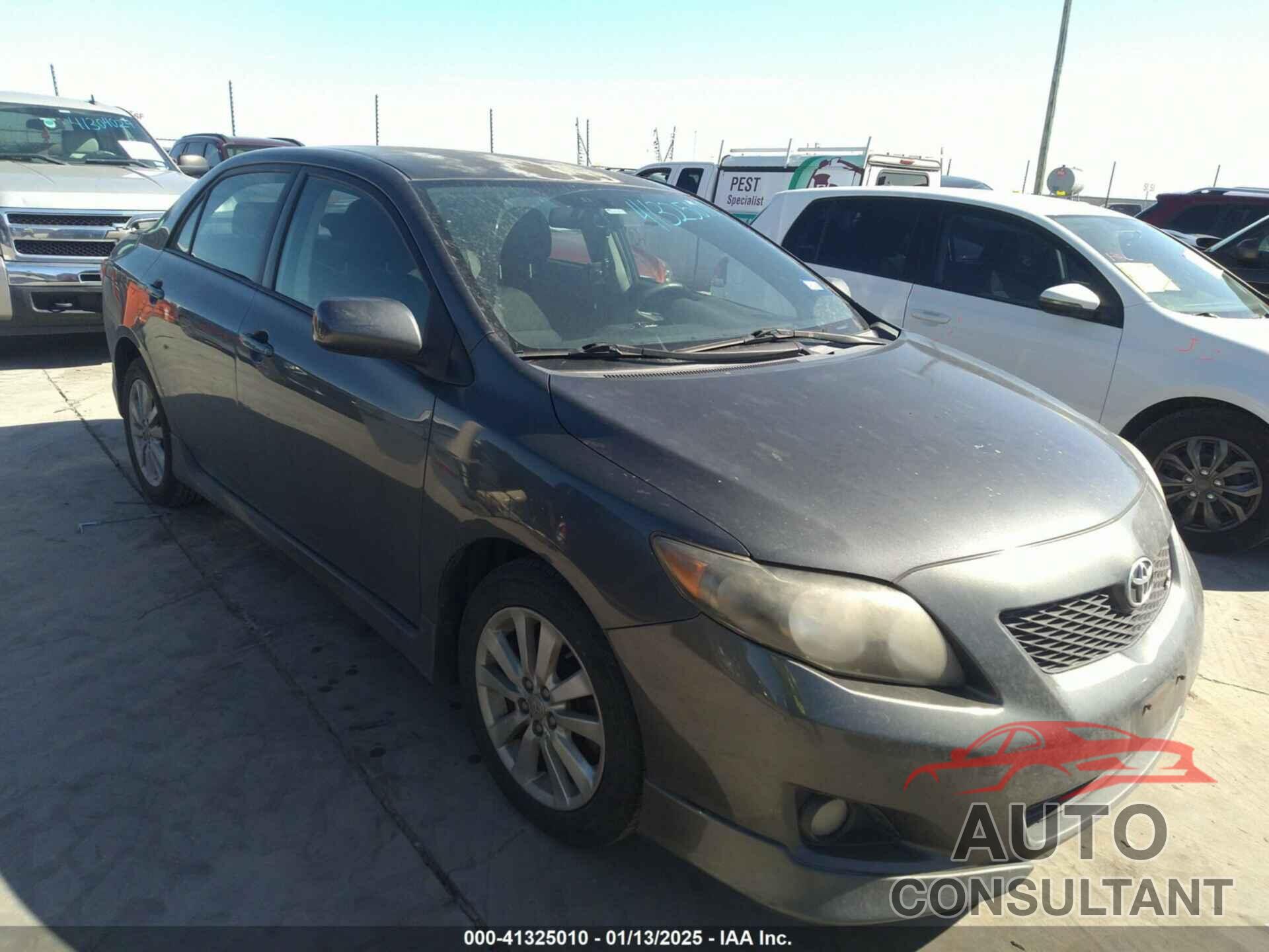 TOYOTA COROLLA 2009 - 2T1BU40E59C169062