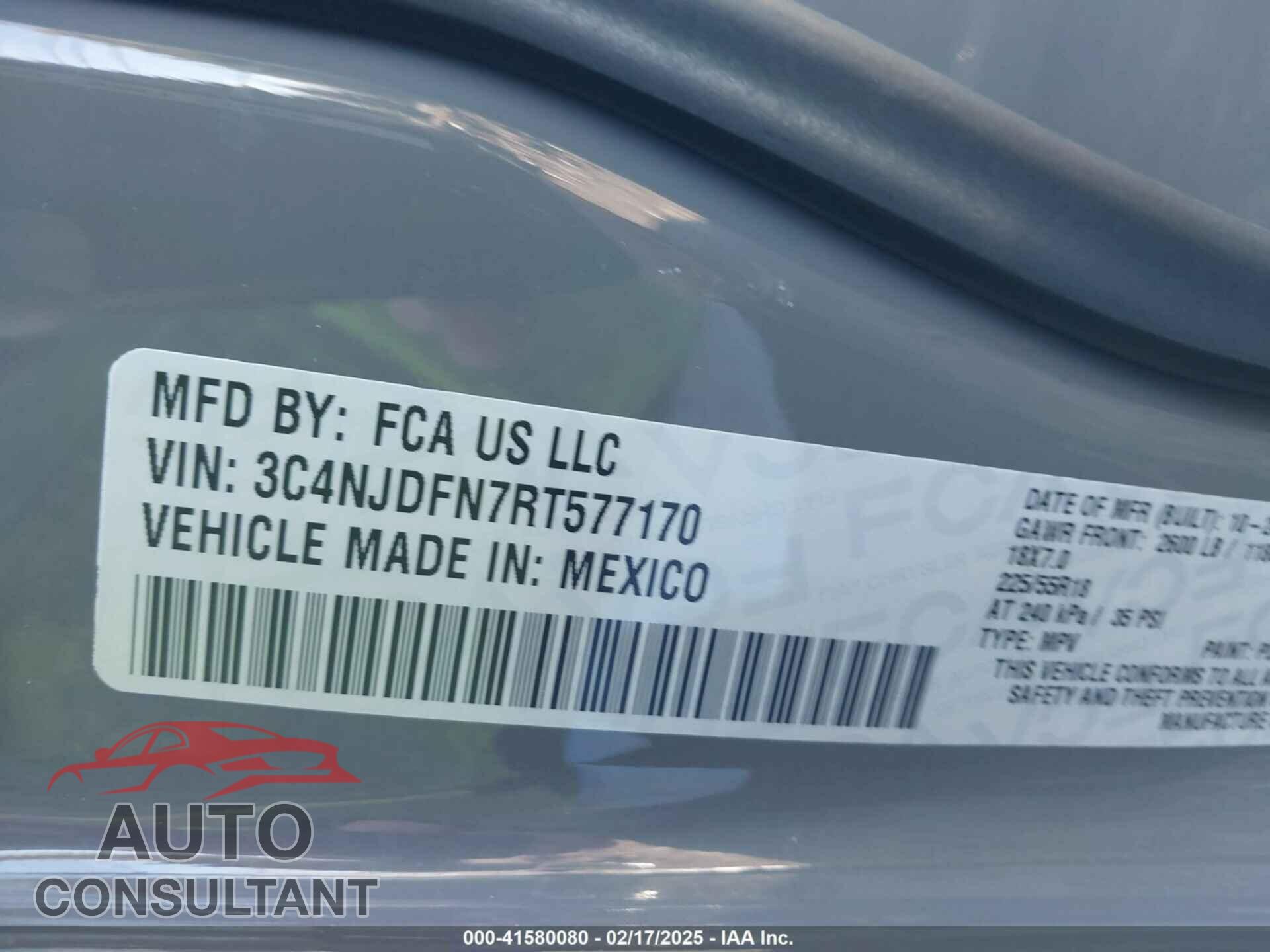 JEEP COMPASS 2024 - 3C4NJDFN7RT577170