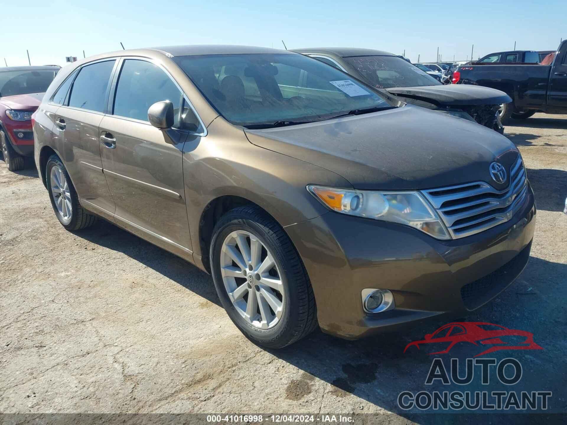 TOYOTA VENZA 2009 - 4T3ZE11A39U017728