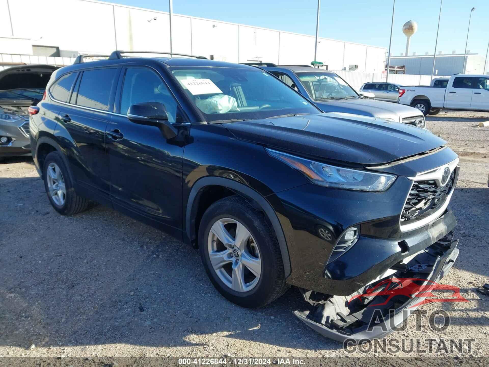TOYOTA HIGHLANDER 2020 - 5TDZZRAH6LS512112