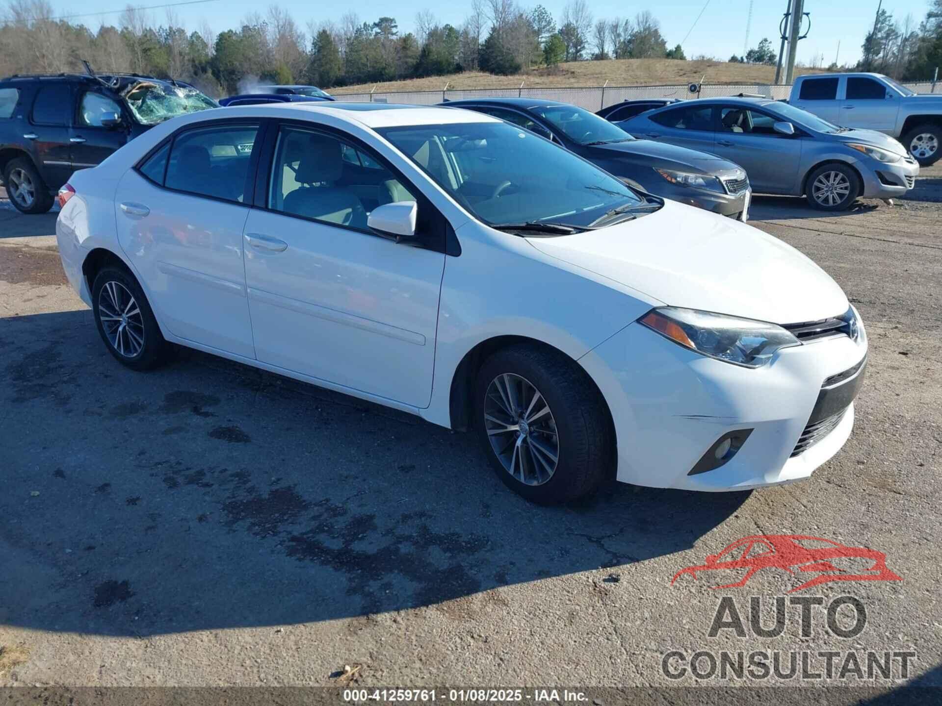 TOYOTA COROLLA 2016 - 5YFBURHE8GP544859