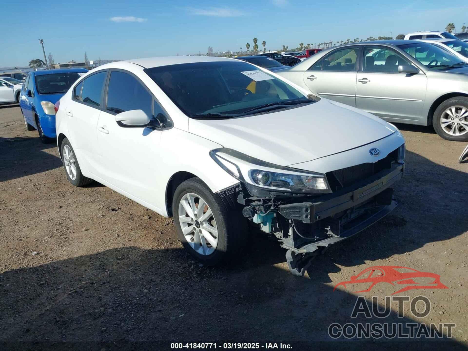 KIA FORTE 2017 - 3KPFL4A77HE145107