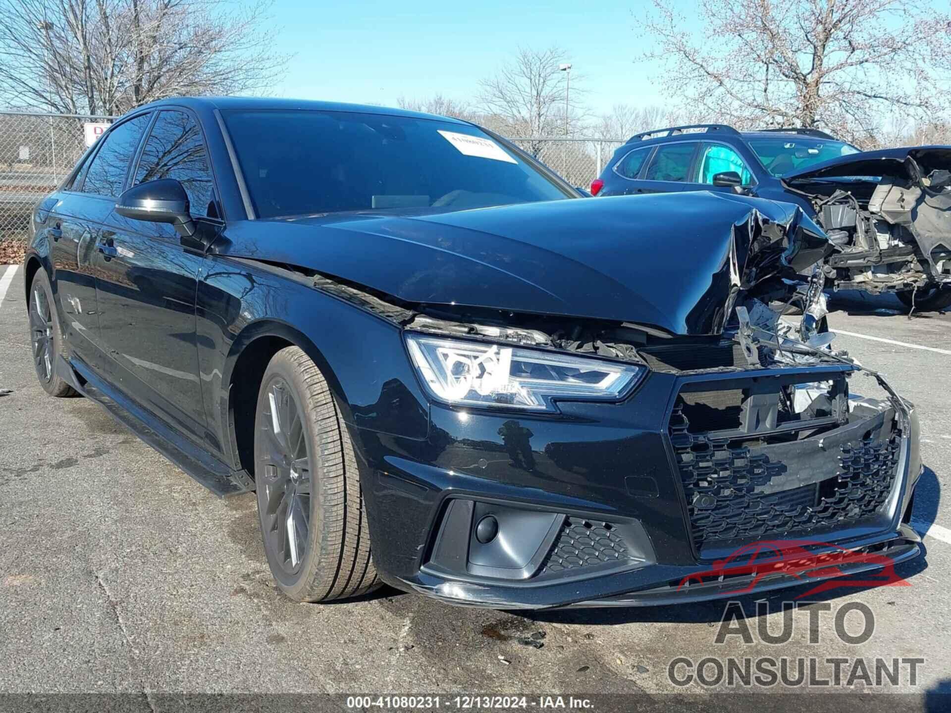 AUDI A4 2019 - WAUENAF44KA014498