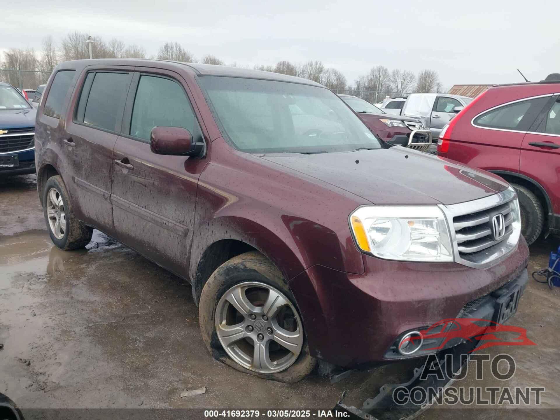 HONDA PILOT 2012 - 5FNYF4H47CB049685