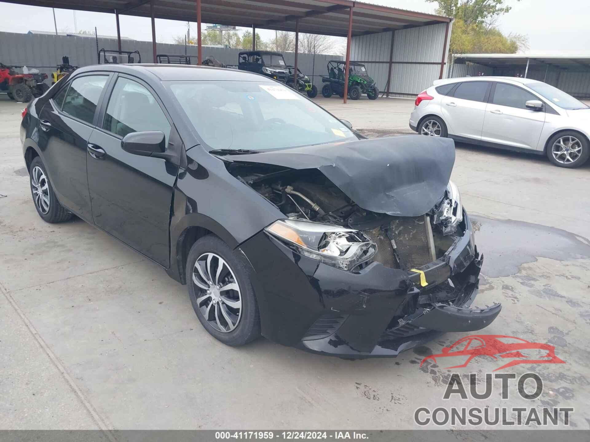 TOYOTA COROLLA 2014 - 5YFBURHE8EP062308