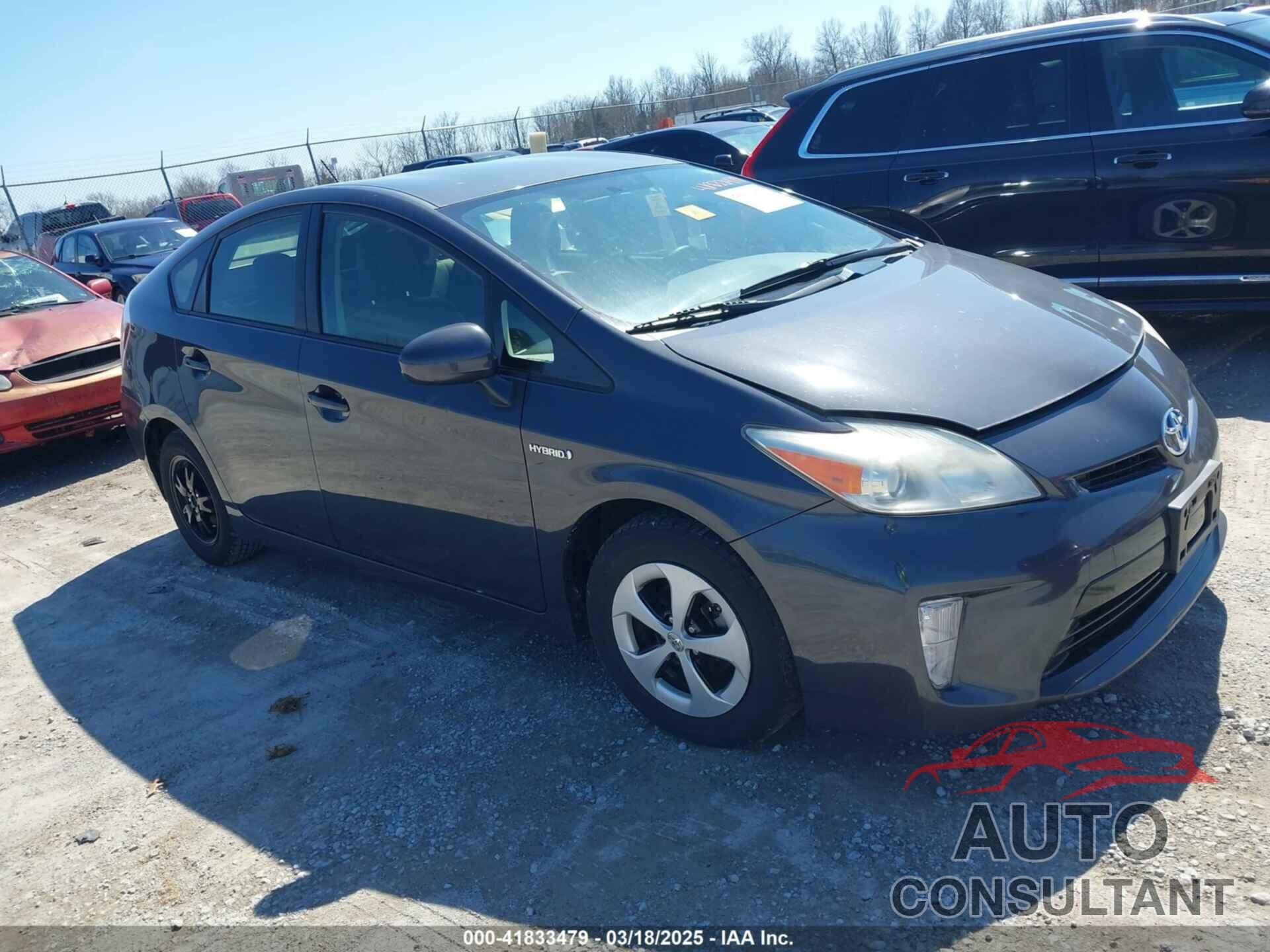 TOYOTA PRIUS 2012 - JTDKN3DUXC5442588