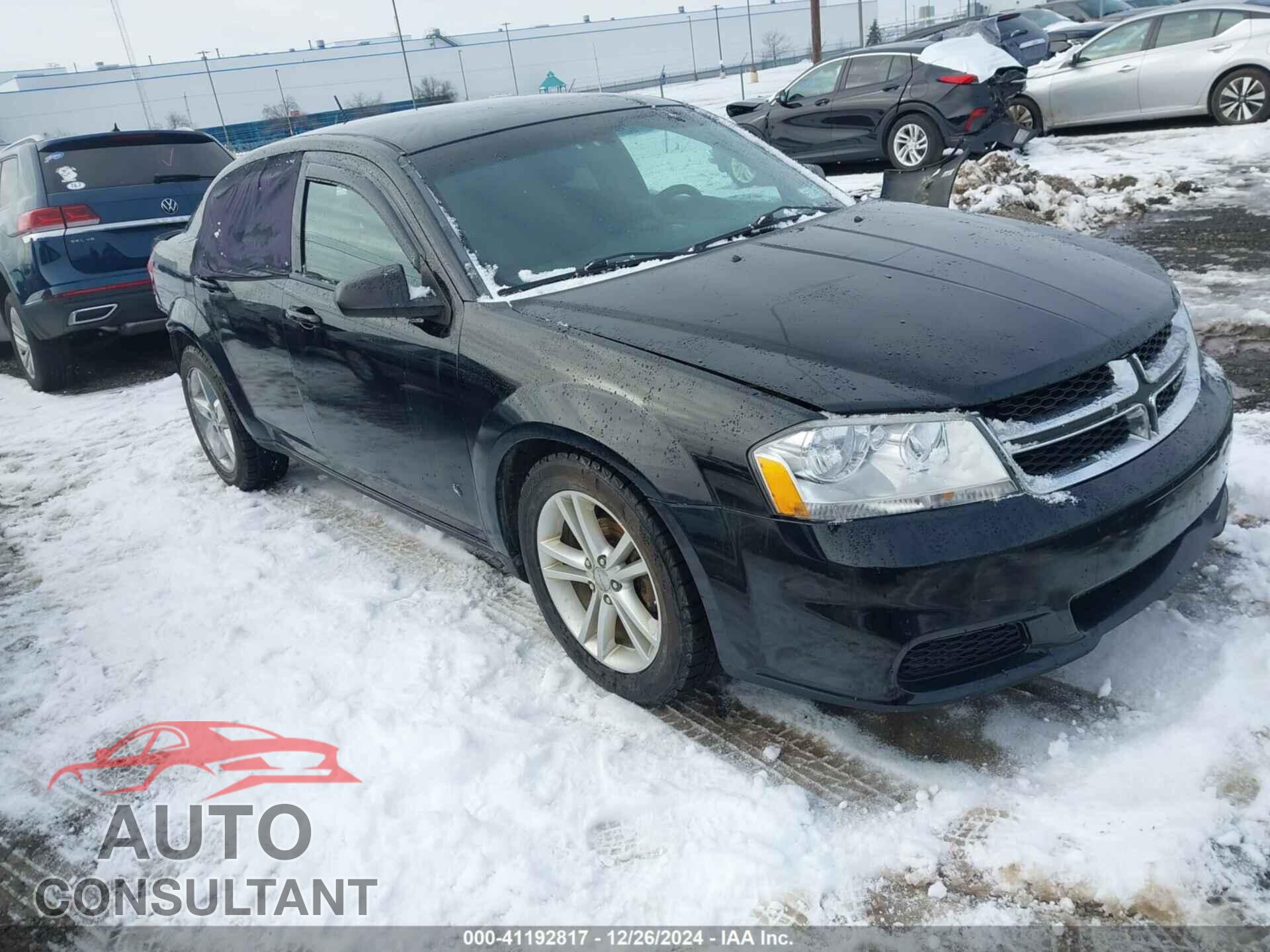 DODGE AVENGER 2013 - 1C3CDZAB3DN564342