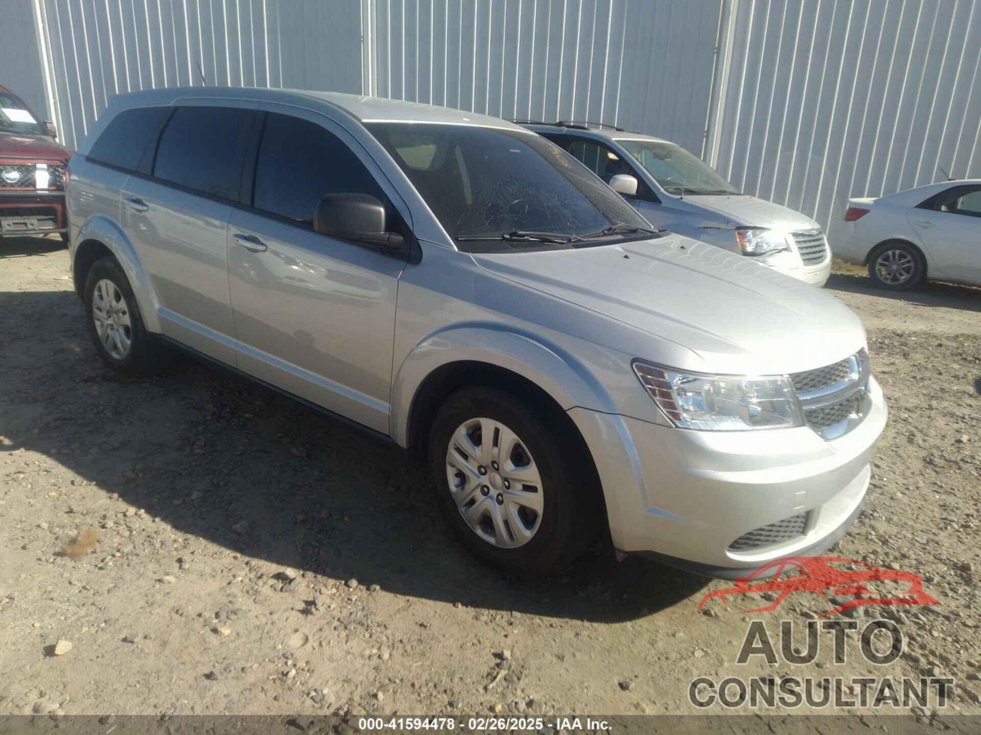 DODGE JOURNEY 2014 - 3C4PDCAB2ET186199