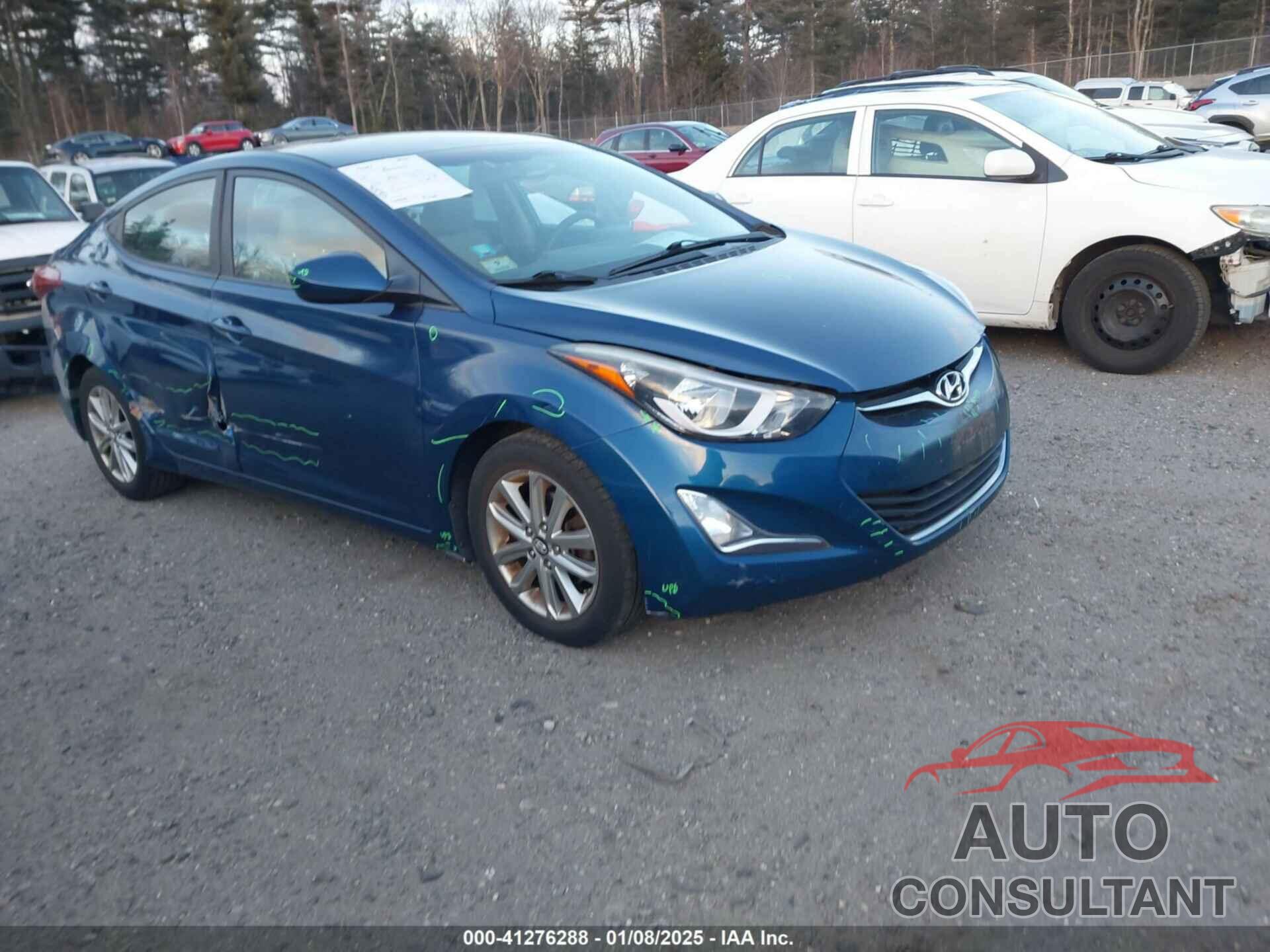 HYUNDAI ELANTRA 2014 - KMHDH4AE6EU200825