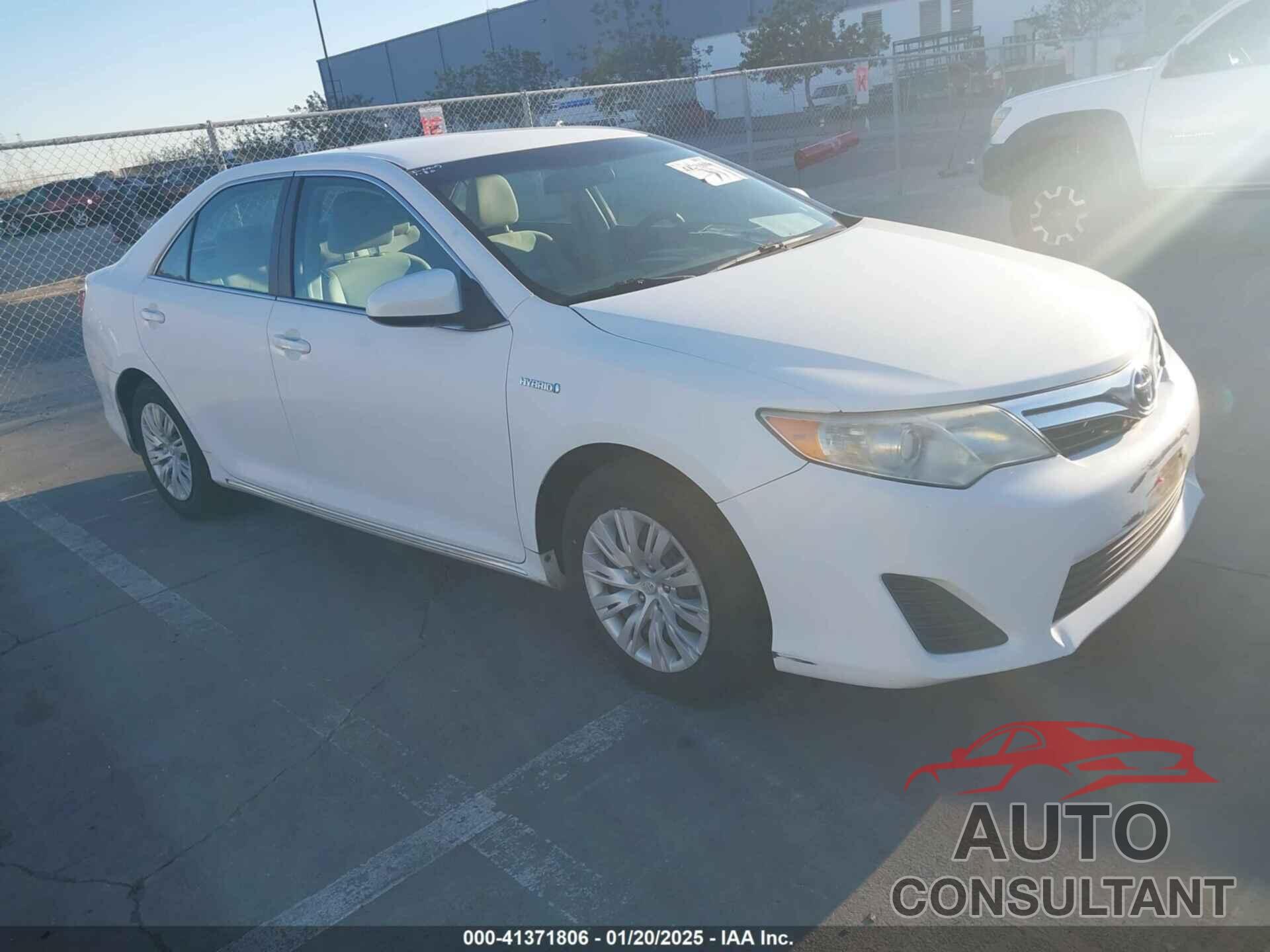 TOYOTA CAMRY HYBRID 2013 - 4T1BD1FK1DU071164