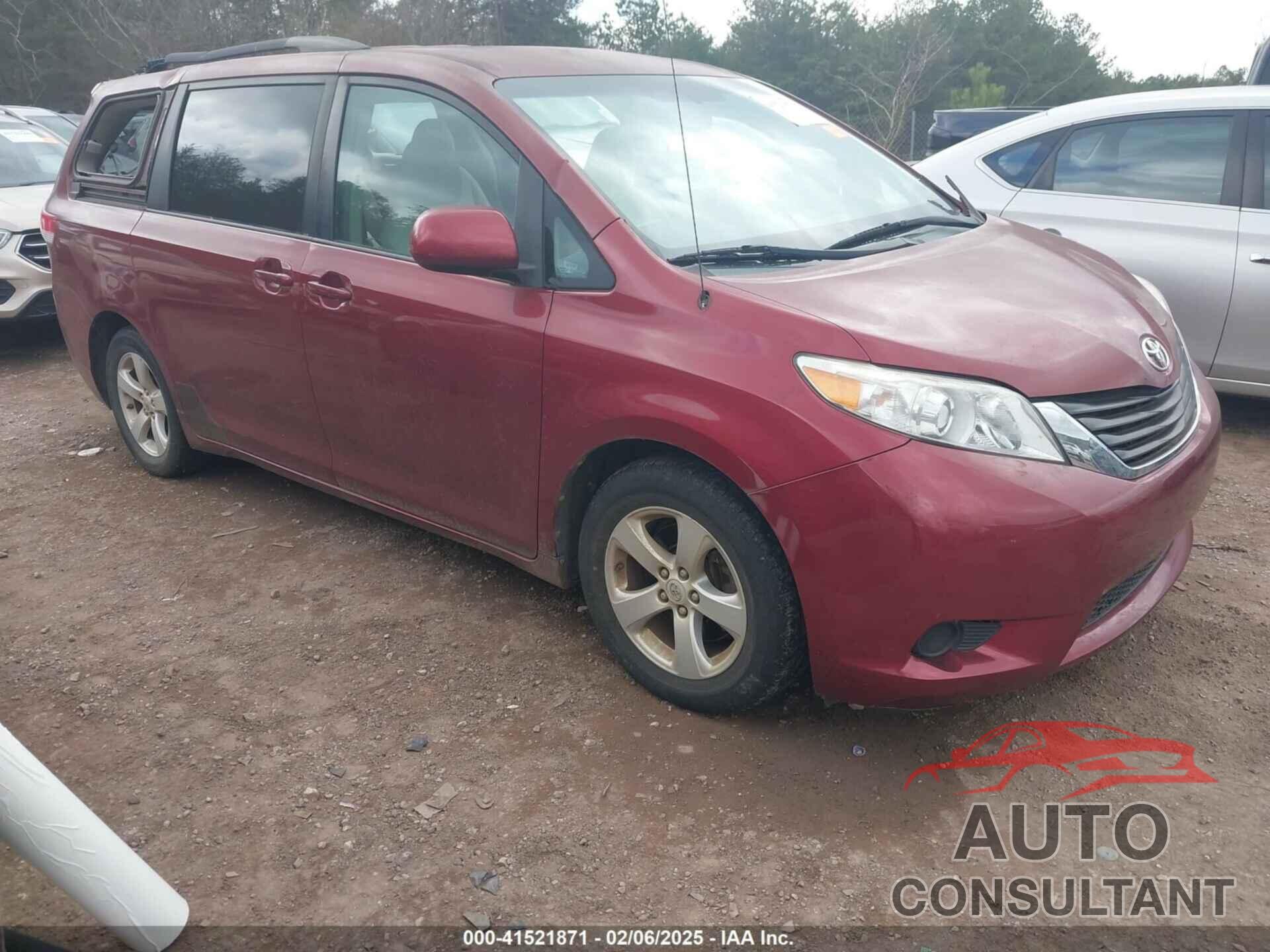 TOYOTA SIENNA 2011 - 5TDKK3DC1BS055744