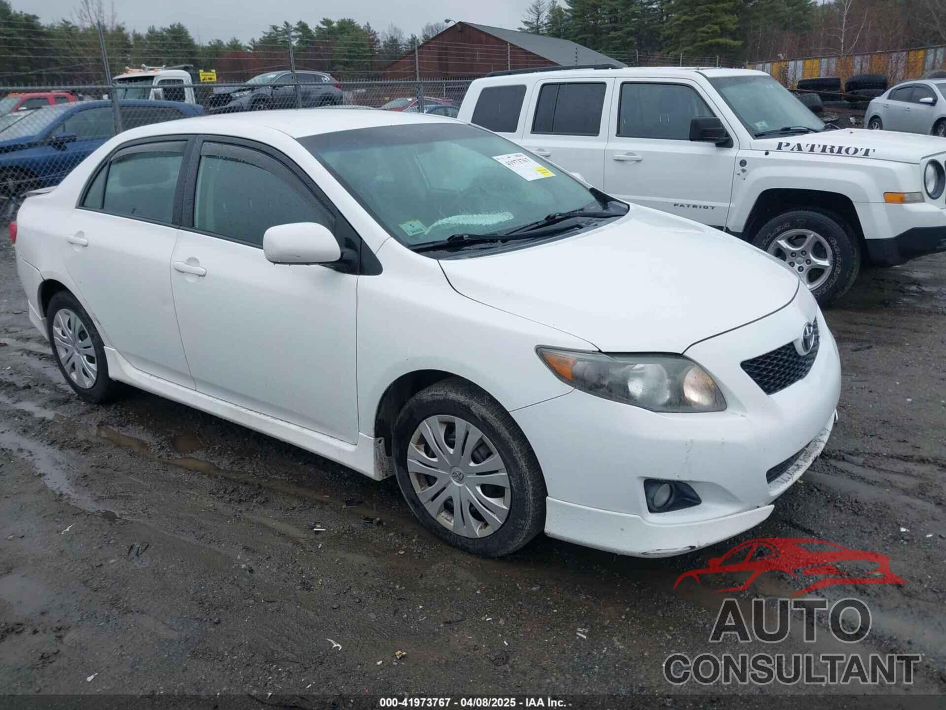 TOYOTA COROLLA 2009 - 2T1BU40E39C113203
