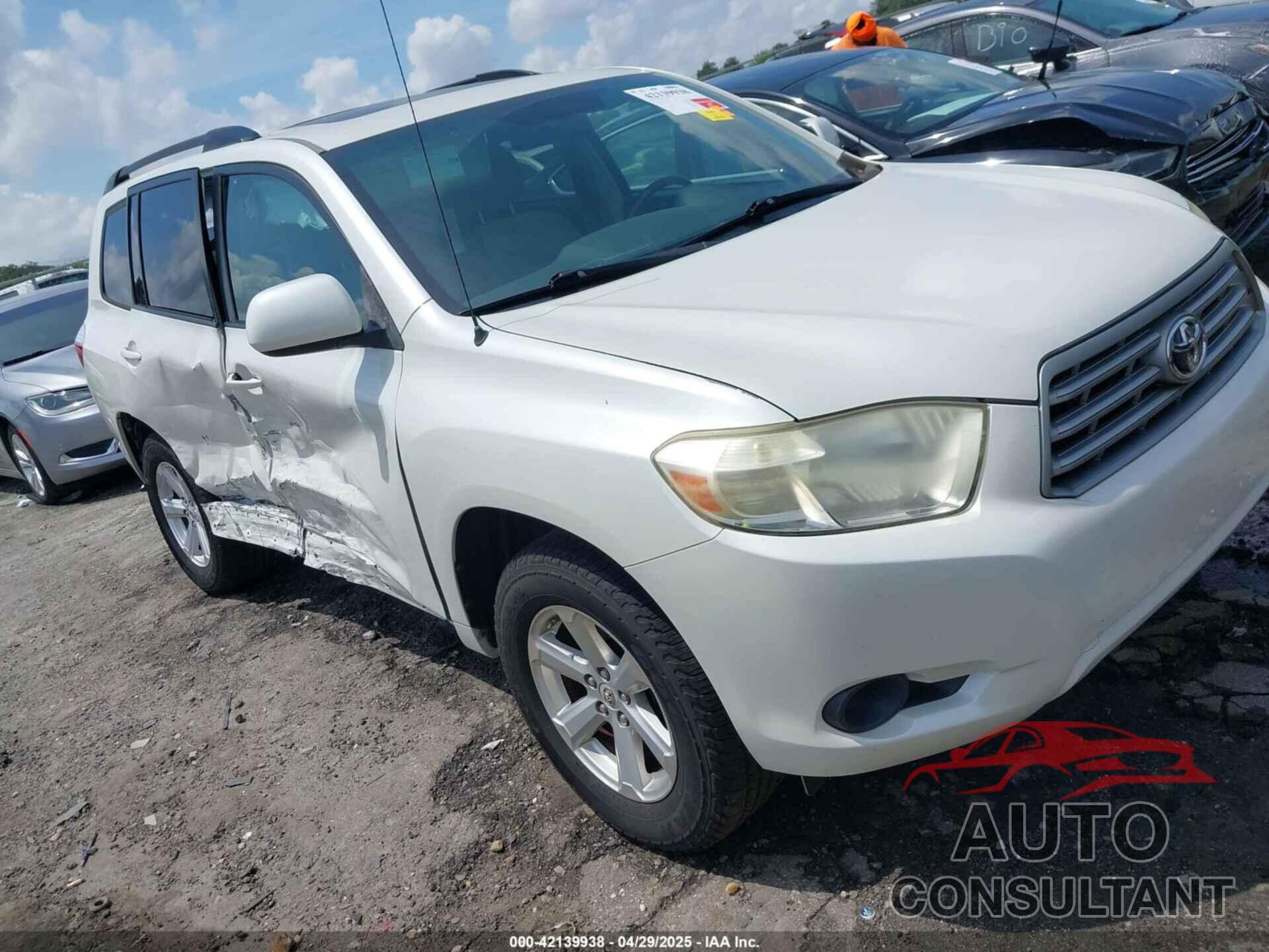 TOYOTA HIGHLANDER 2010 - JTEZK3EHXA2103607
