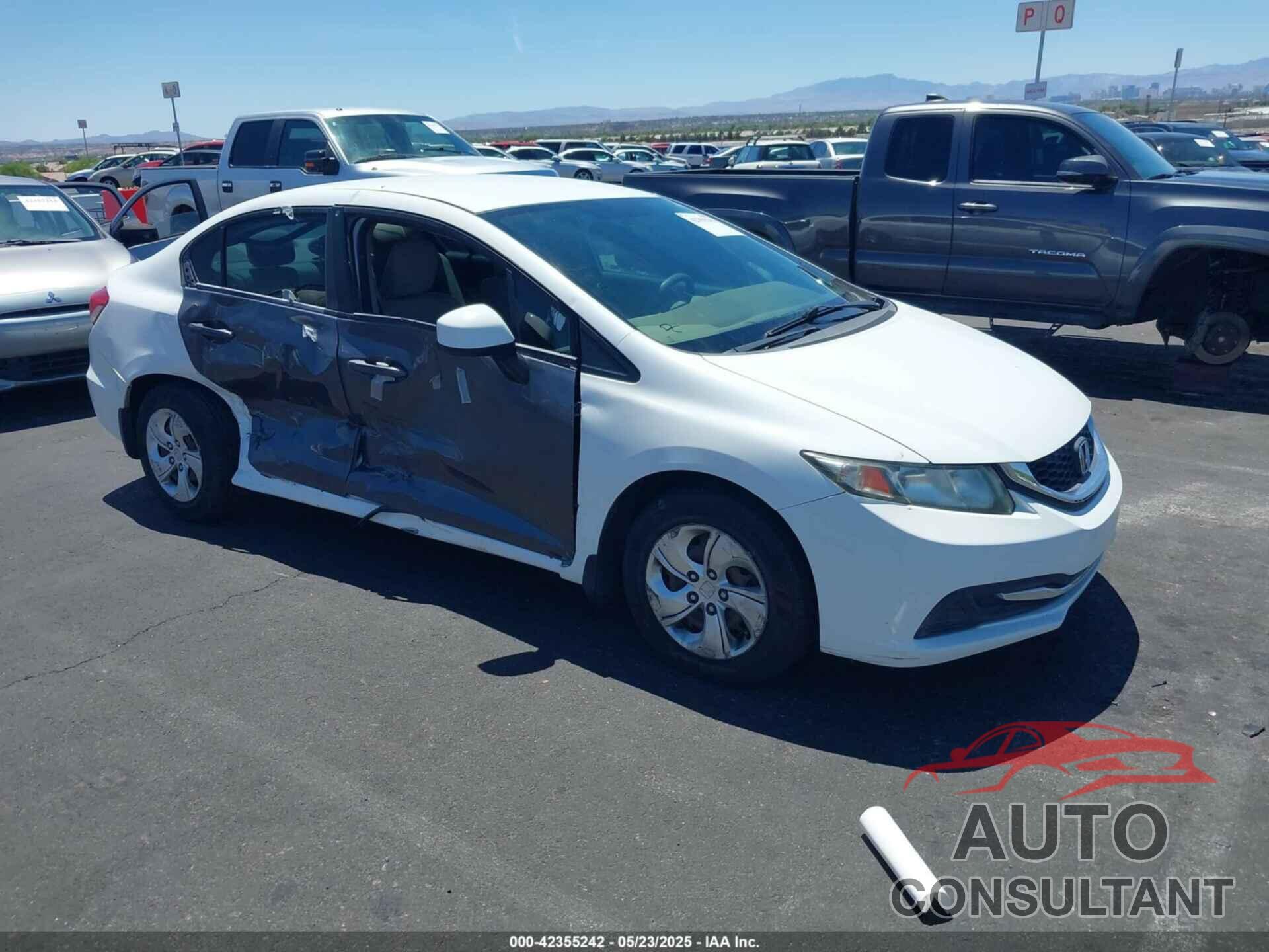HONDA CIVIC 2013 - 19XFB2F58DE047700