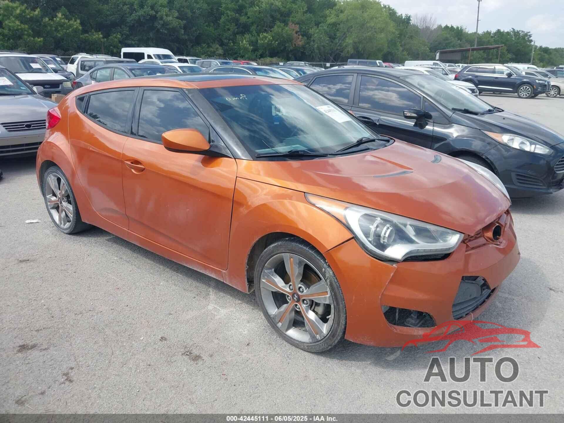 HYUNDAI VELOSTER 2016 - KMHTC6AD7GU281060