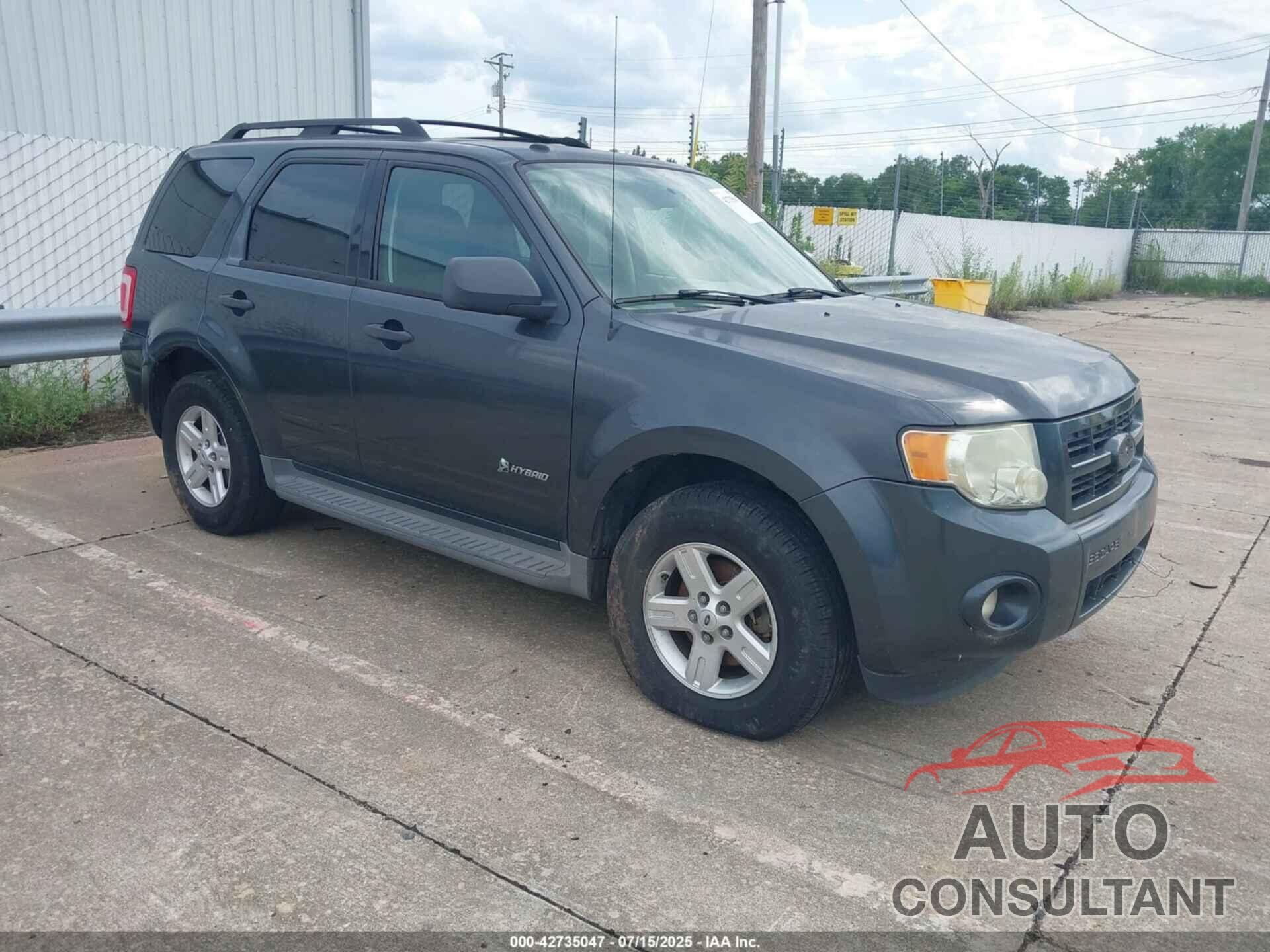 FORD ESCAPE HYBRID 2009 - 1FMCU49319KC97511