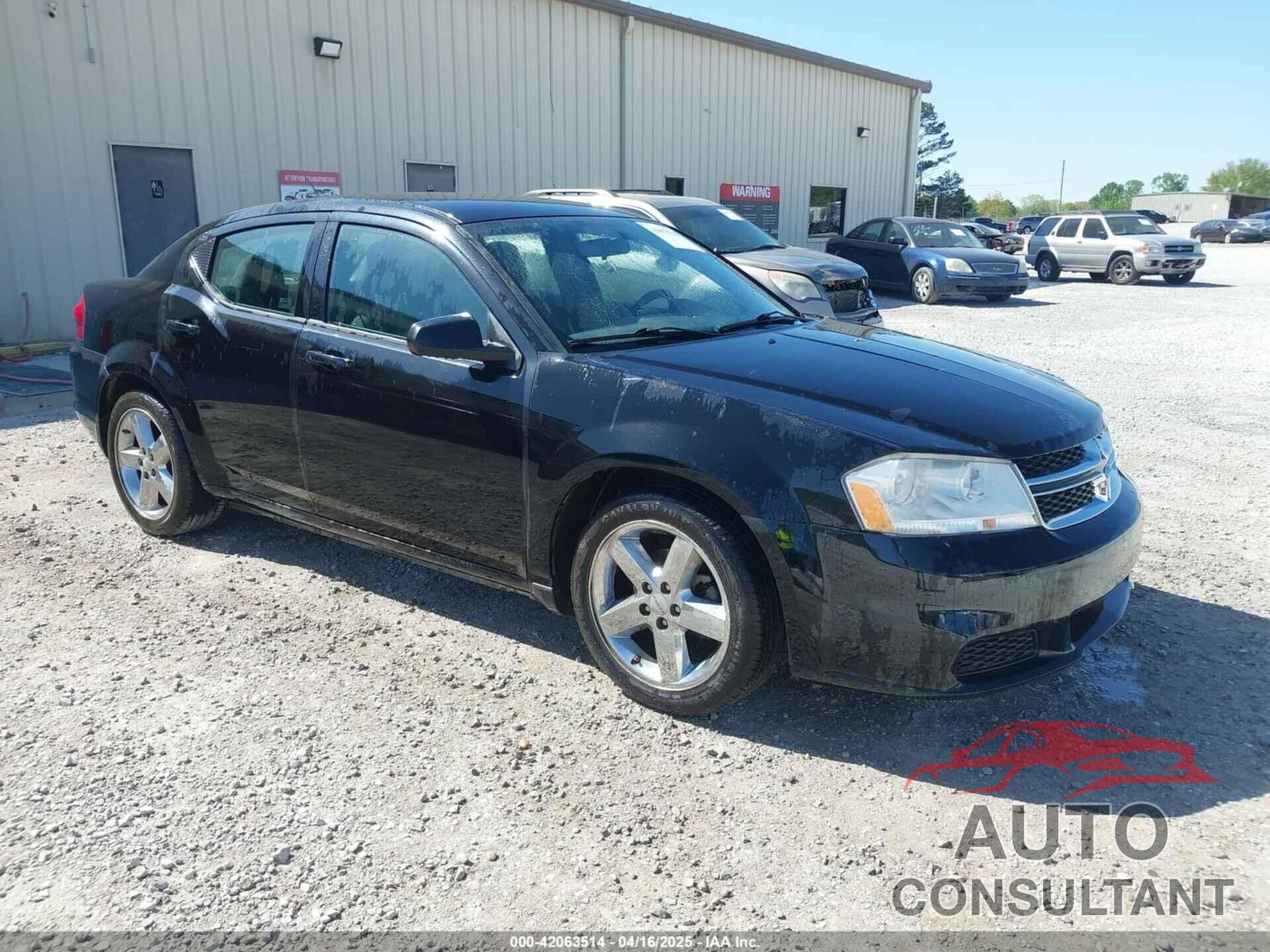 DODGE AVENGER 2012 - 1C3CDZAB5CN237648