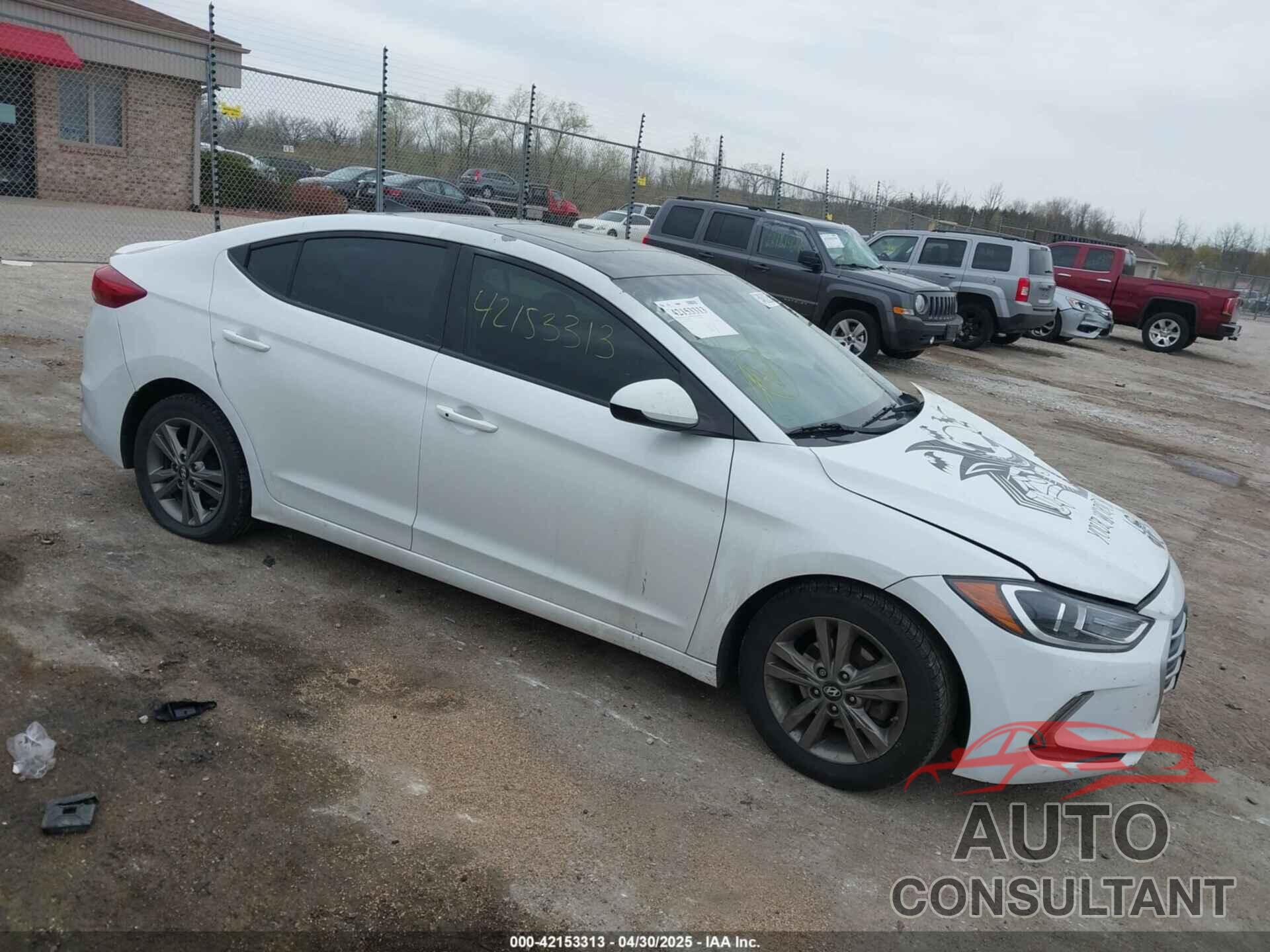 HYUNDAI ELANTRA 2017 - 5NPD84LF8HH162085