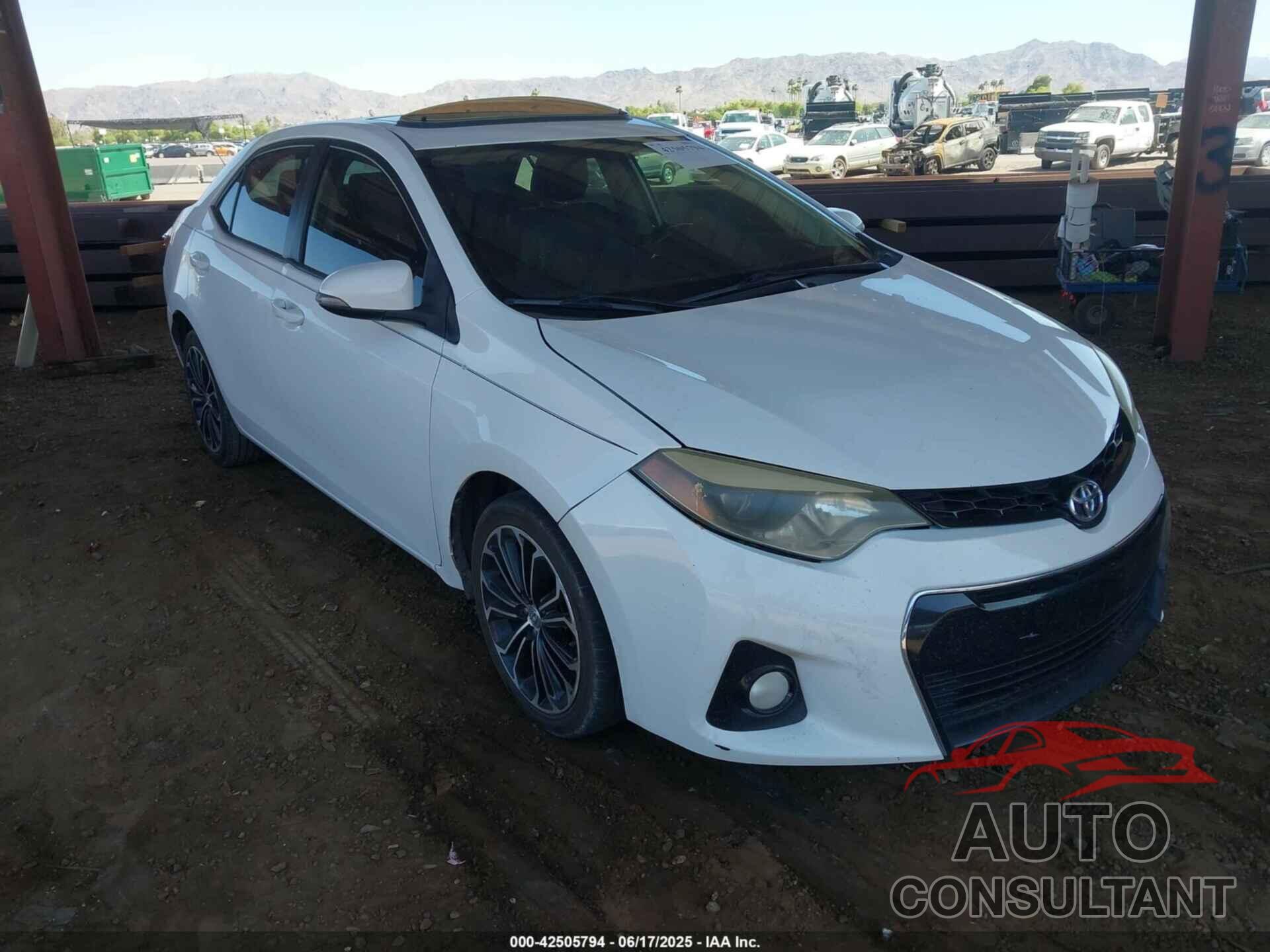 TOYOTA COROLLA 2014 - 2T1BURHE0EC099840