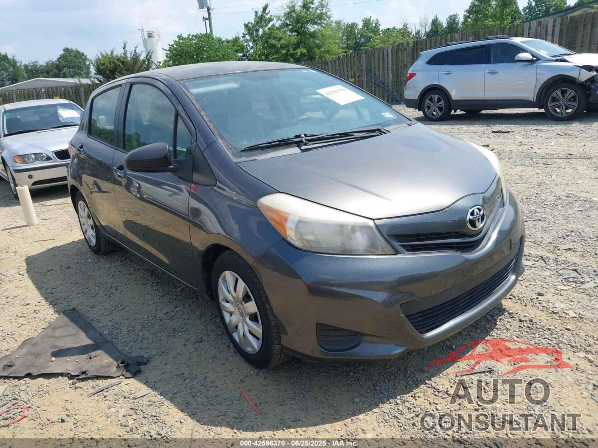TOYOTA YARIS 2012 - JTDKTUD36CD504867
