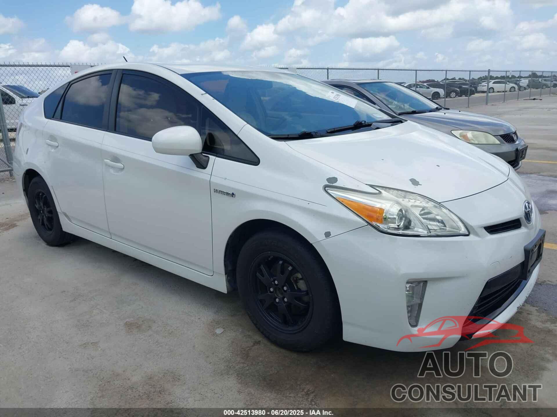 TOYOTA PRIUS 2012 - JTDKN3DU4C5391198