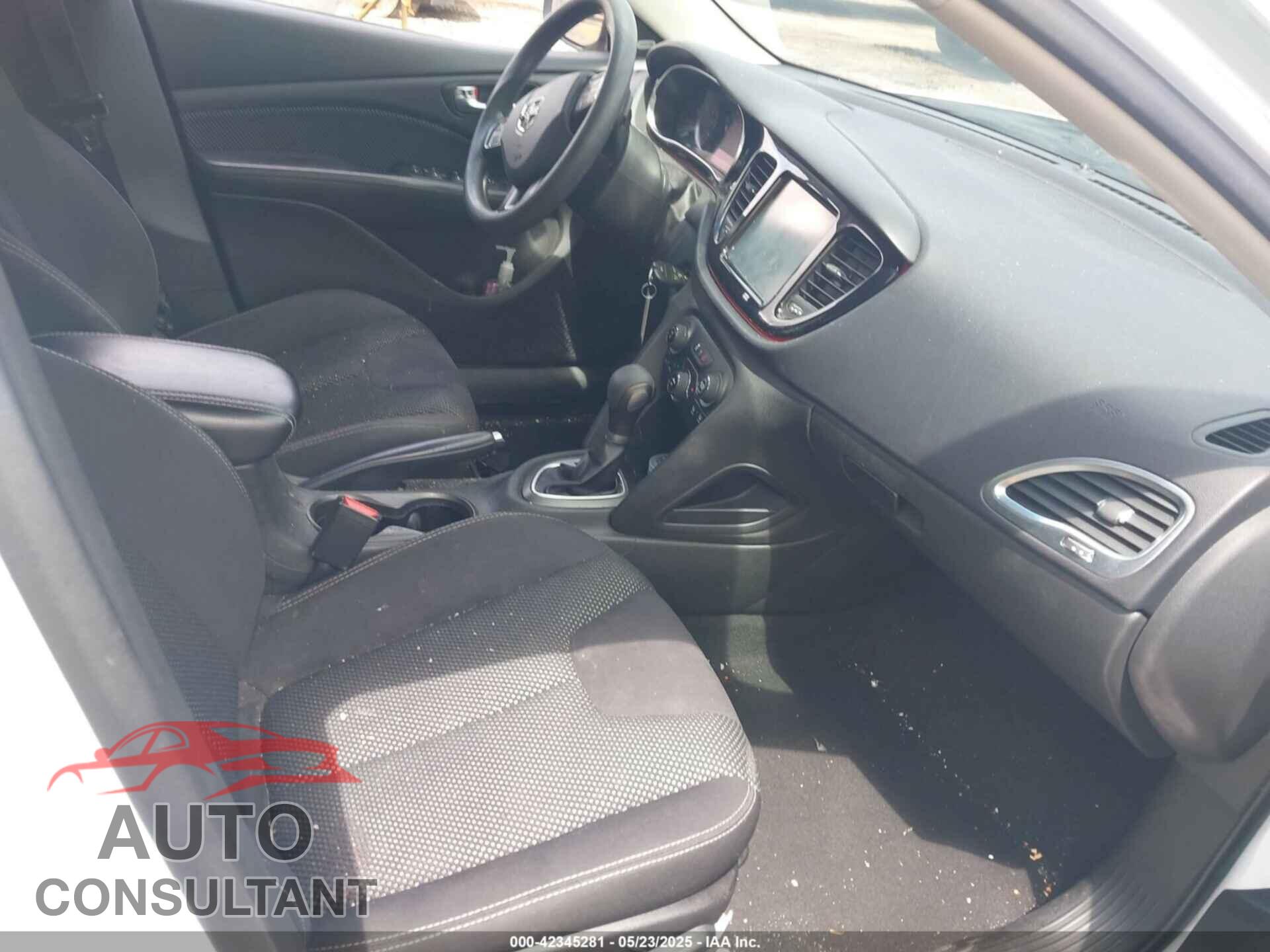 DODGE DART 2015 - 1C3CDFBB5FD267157