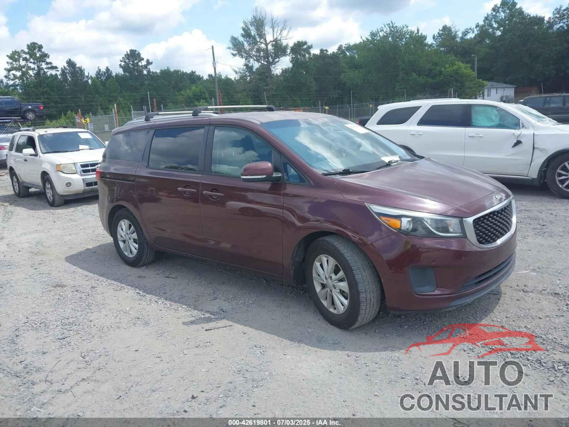KIA SEDONA 2017 - KNDMB5C19H6281253