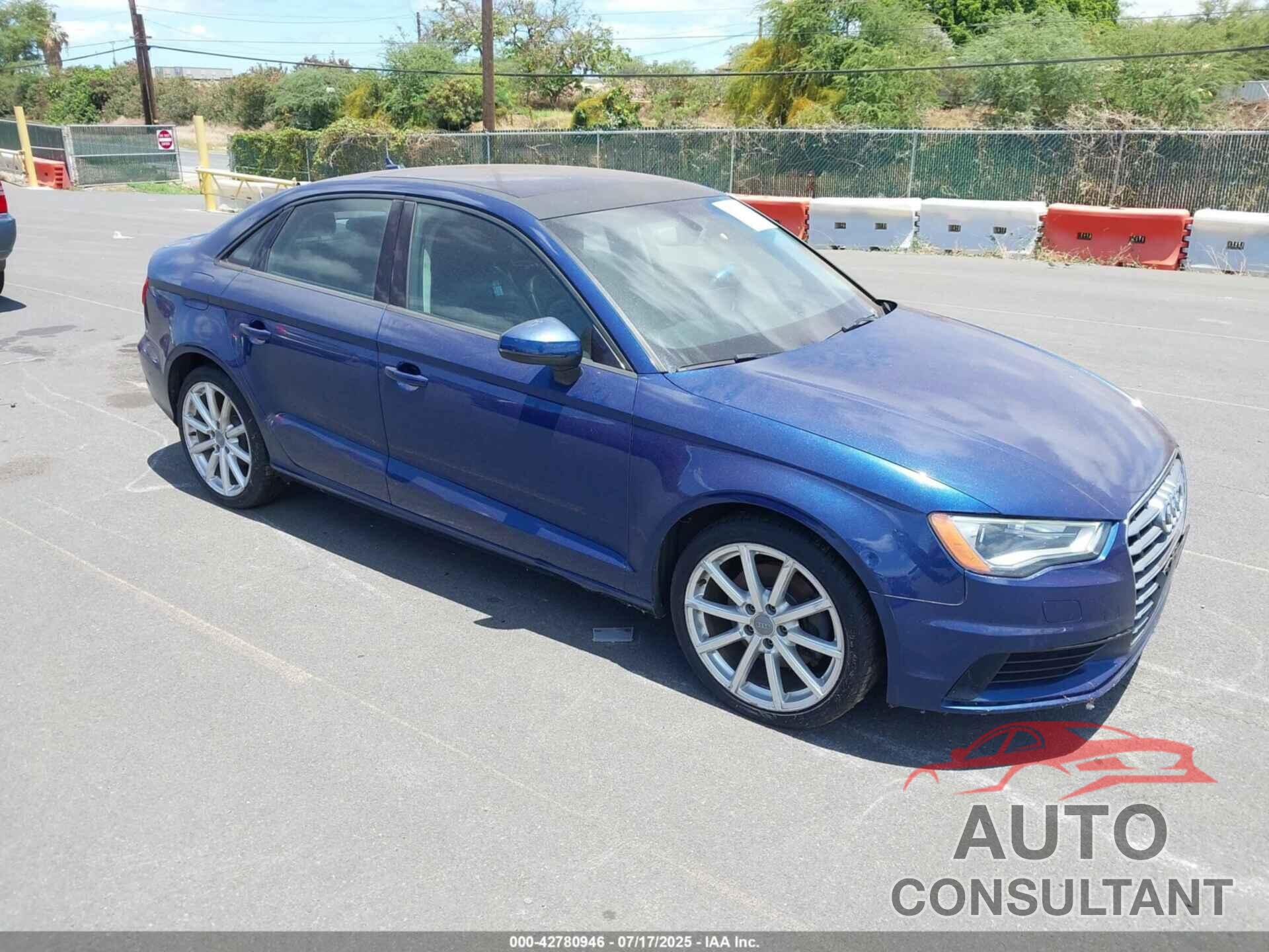 AUDI A3 2015 - WAUACGFFXF1016030