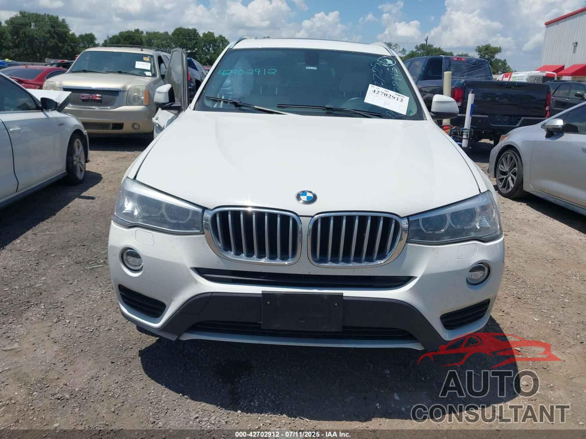 BMW X3 2015 - 5UXWX9C50F0D45458